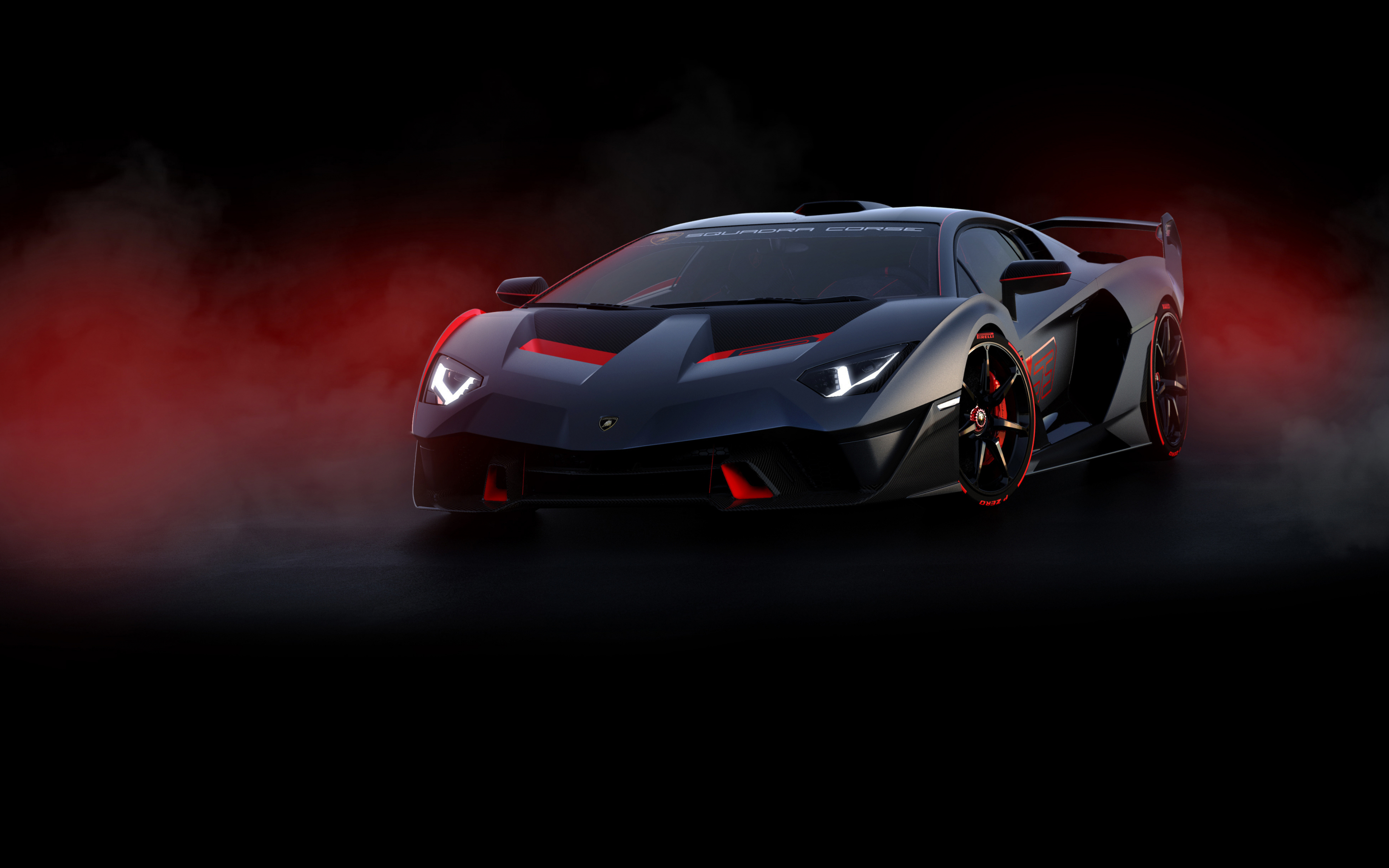 2018 Lamborghini SC18, sports car, front, 2880x1800 wallpaper