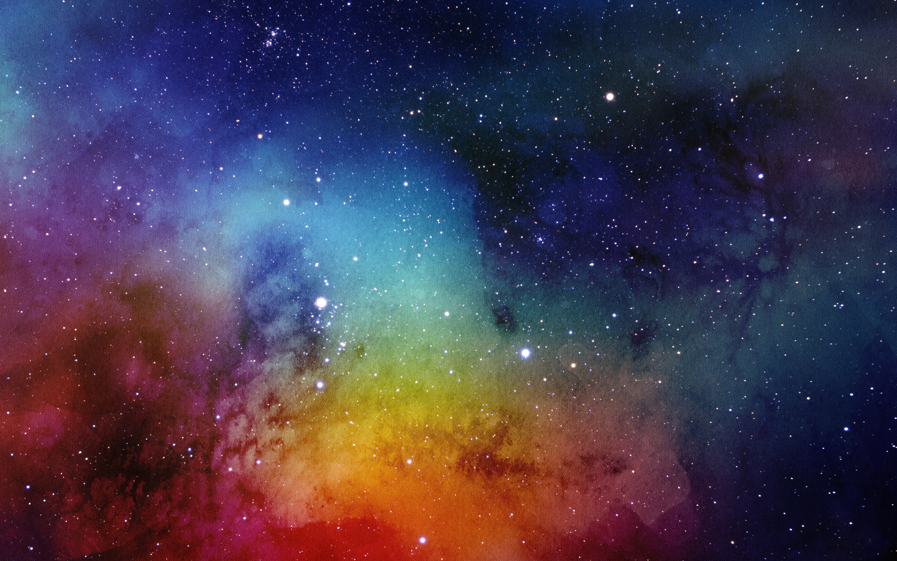 Nebula, artwork, colorful, space, stars, 2880x1800 wallpaper