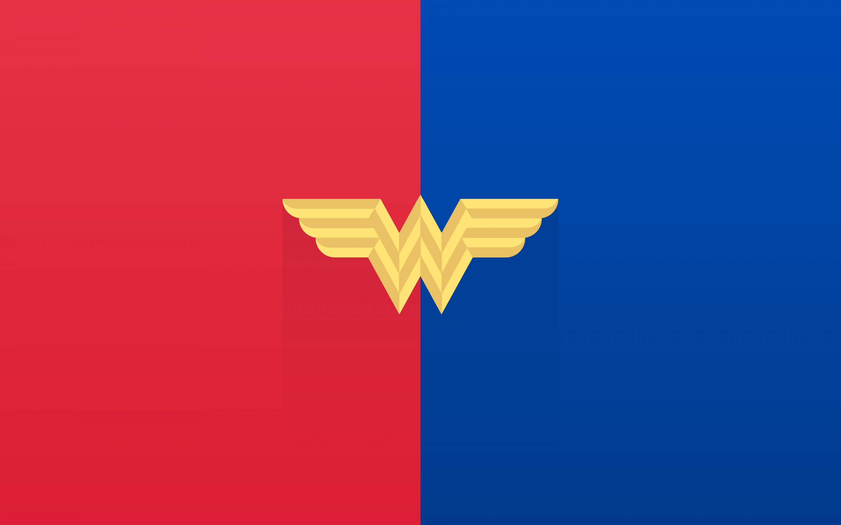 Wonder Woman, Old Logo, minimal, 2880x1800 wallpaper
