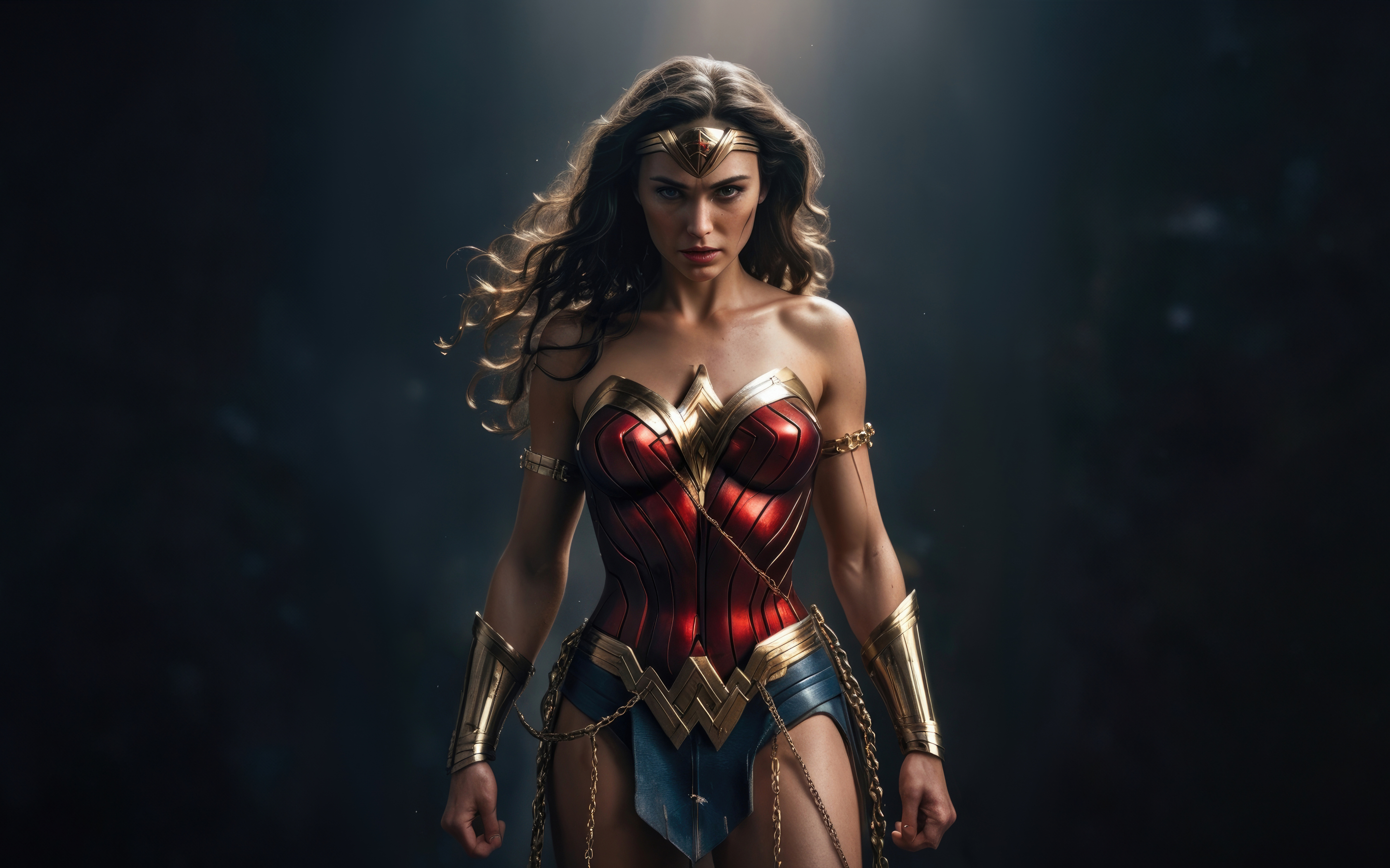 Wonder Woman, unstoppable fury superhero, cosplay, 2880x1800 wallpaper