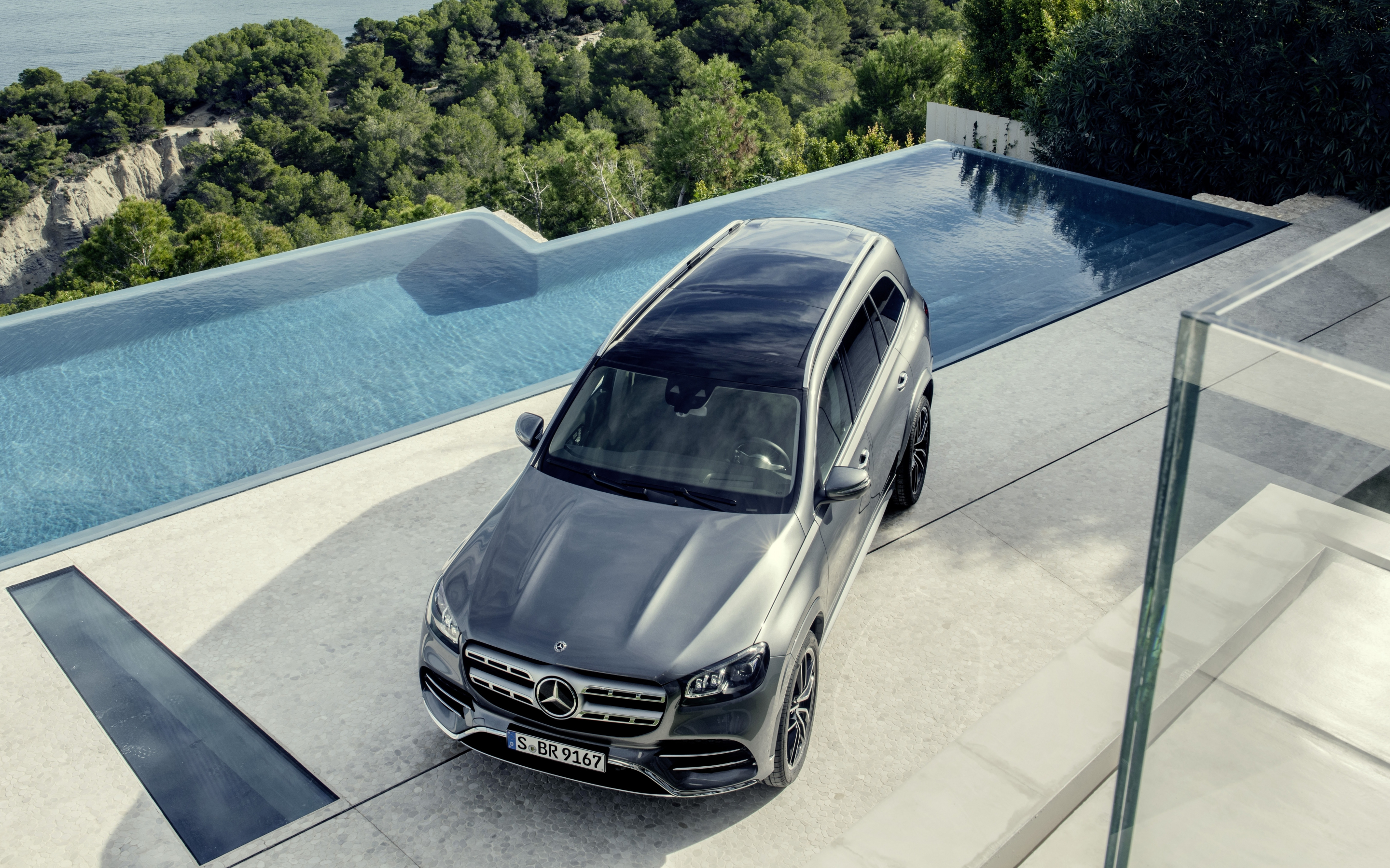 SUV, Mercedes-Benz GLS-Class, sports utility car, 2880x1800 wallpaper