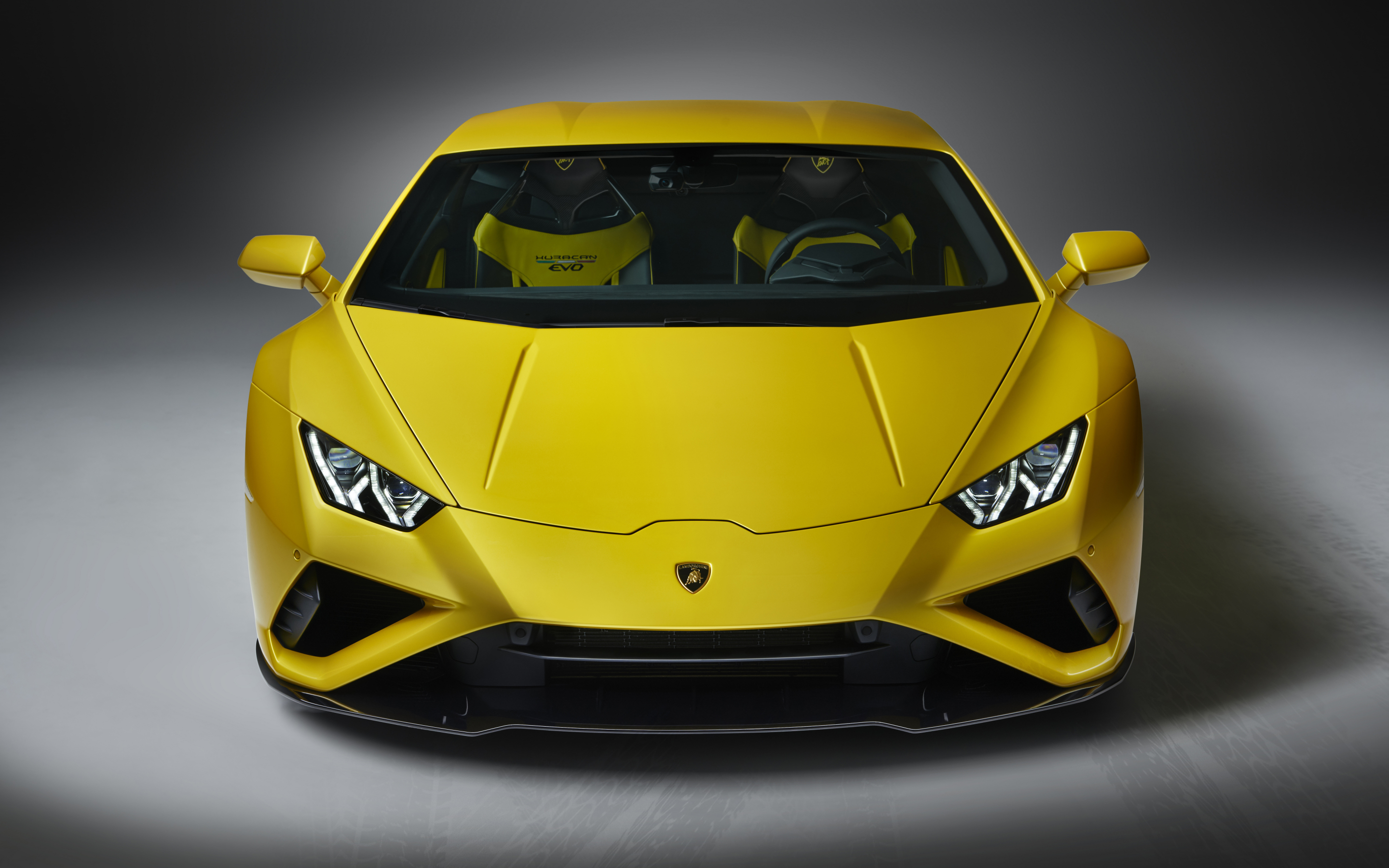Car, Lamborghini Huracan EVO, yellow car, 2880x1800 wallpaper