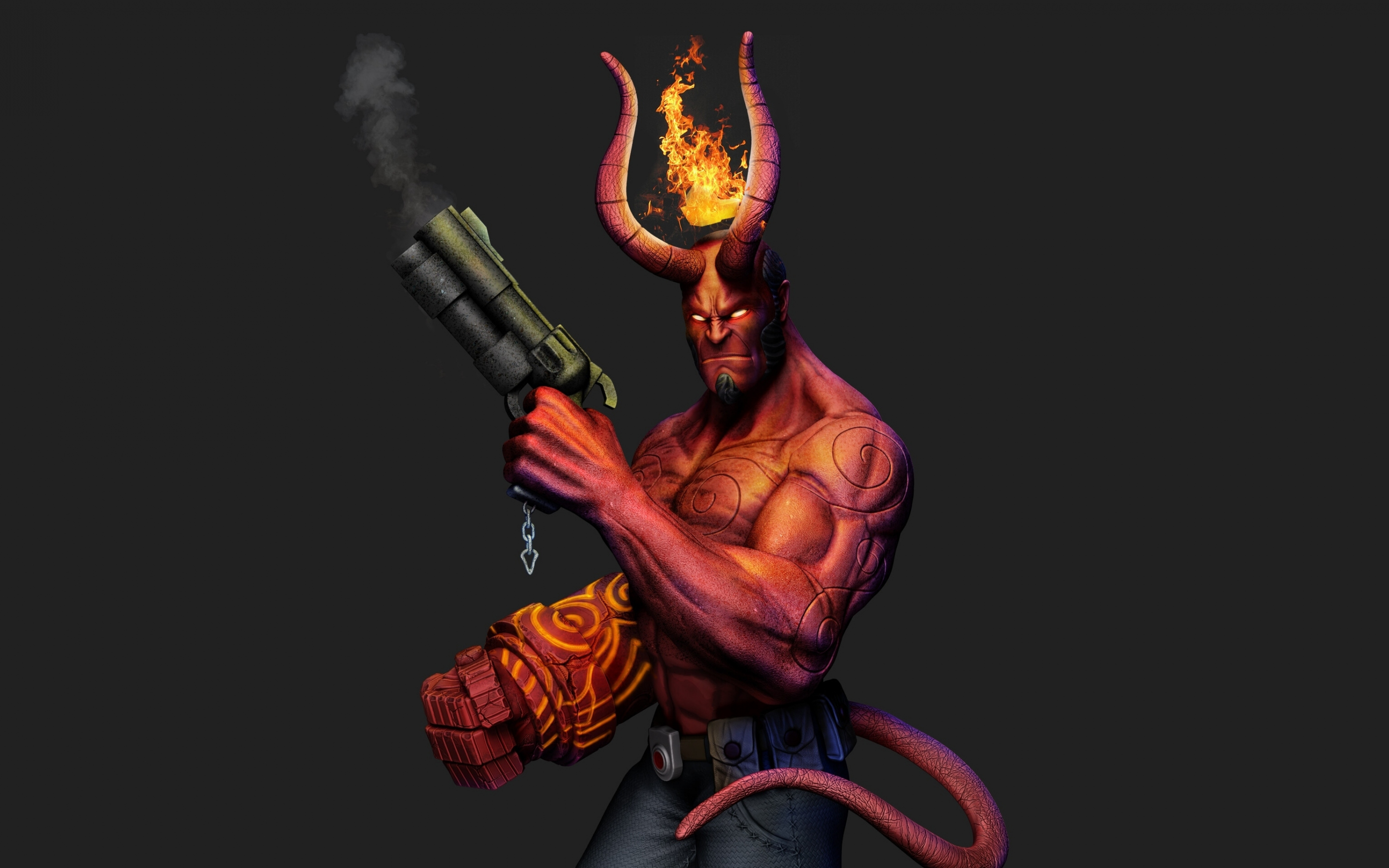 Hellboy, fan art, 2020, 2880x1800 wallpaper