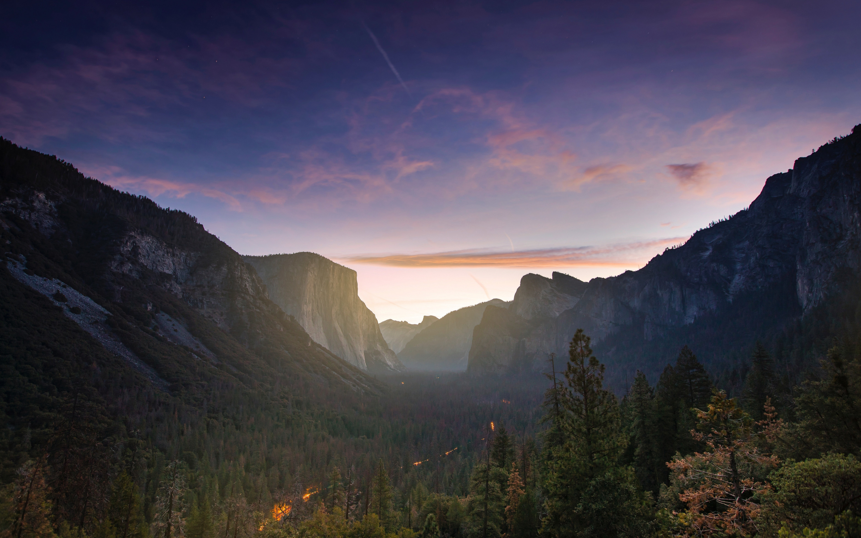 Yosemite valley, nature, mountains, national park, 2880x1800 wallpaper