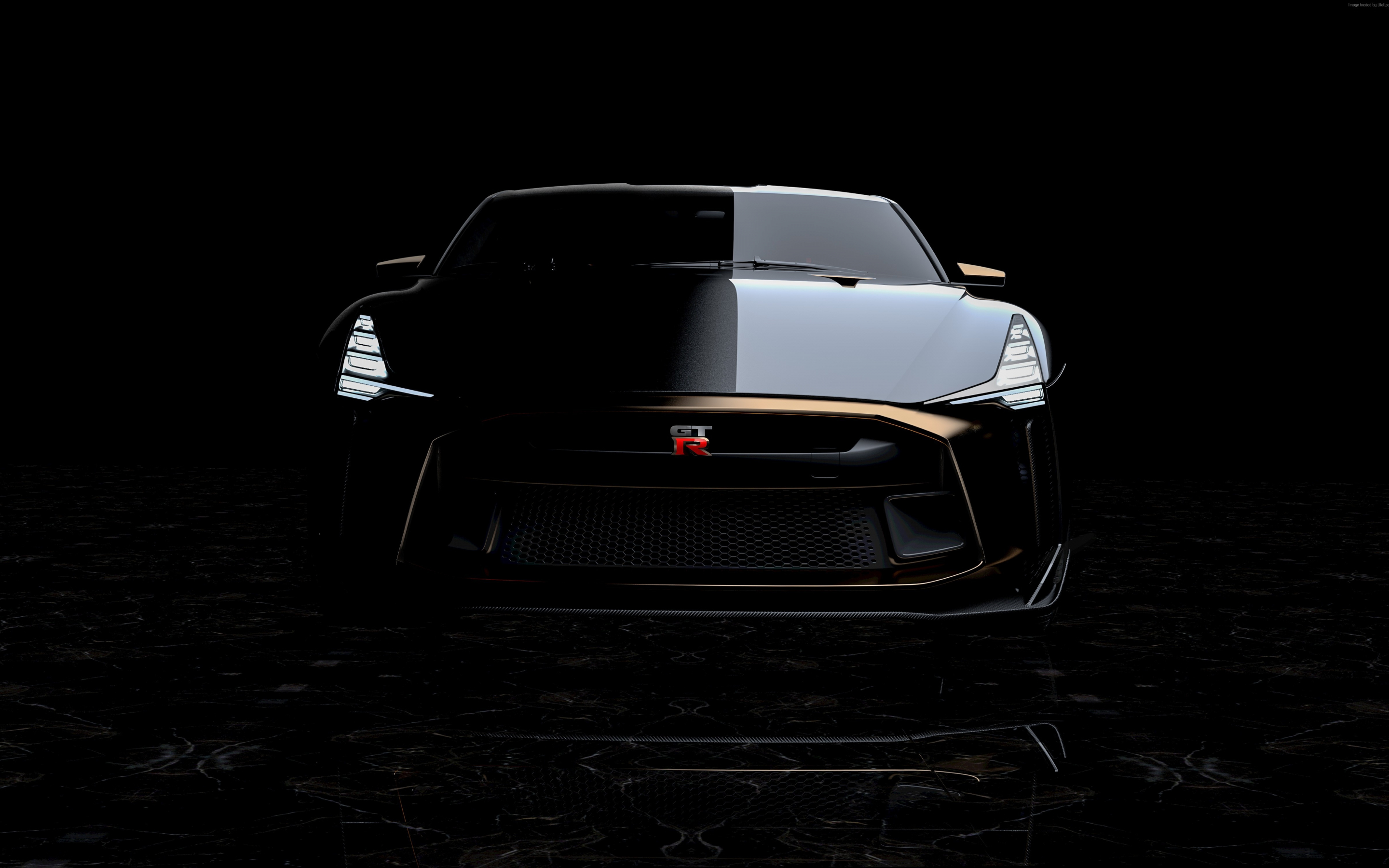Nissan GT-R50 Italdesign, concept car, dark, 2880x1800 wallpaper