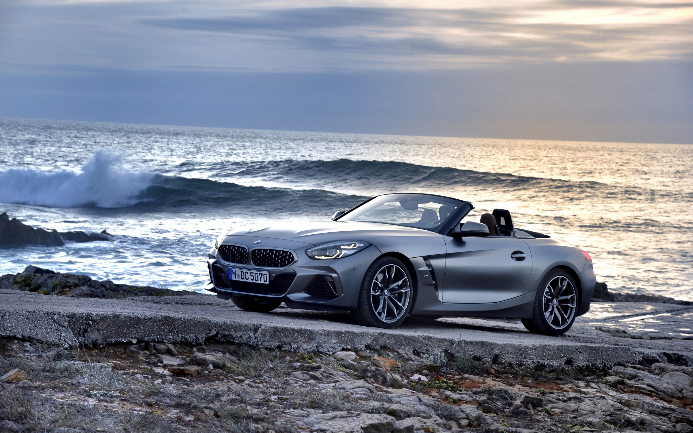 Coast, off-road, BMW Z4, 2880x1800 wallpaper
