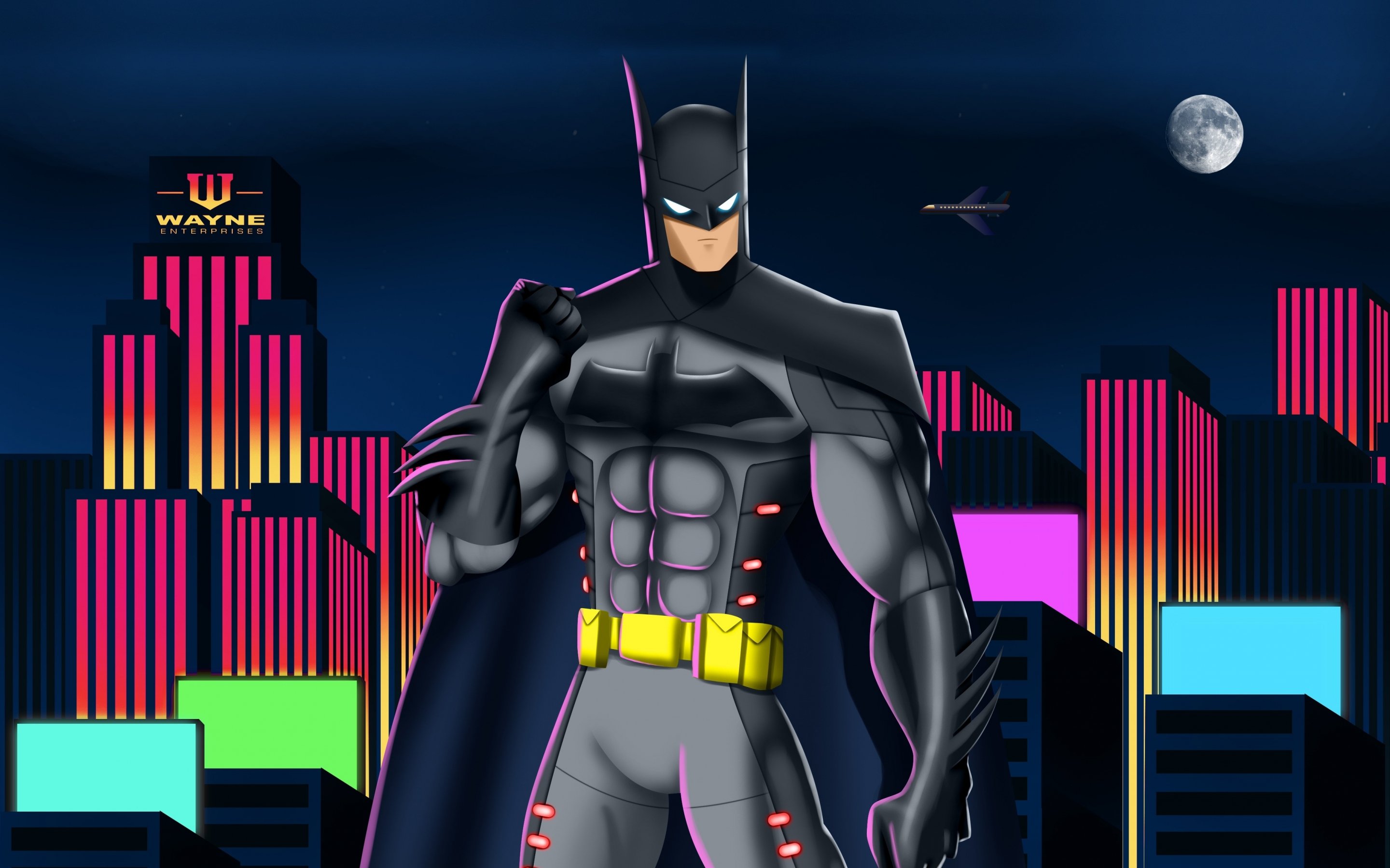 DC's batman, digital art, 2880x1800 wallpaper
