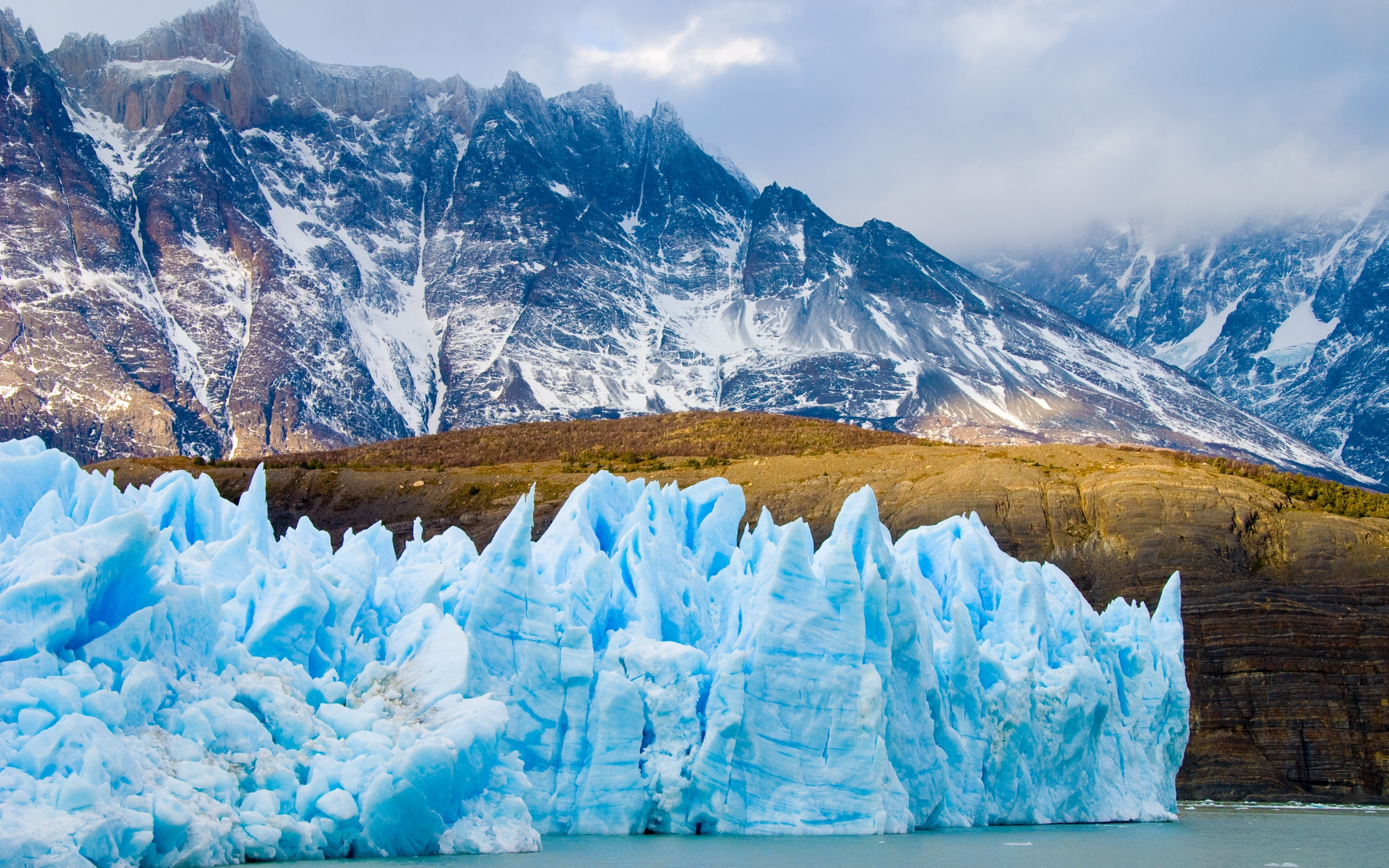 Chile, Patagonia, glacier, nature, 2880x1800 wallpaper