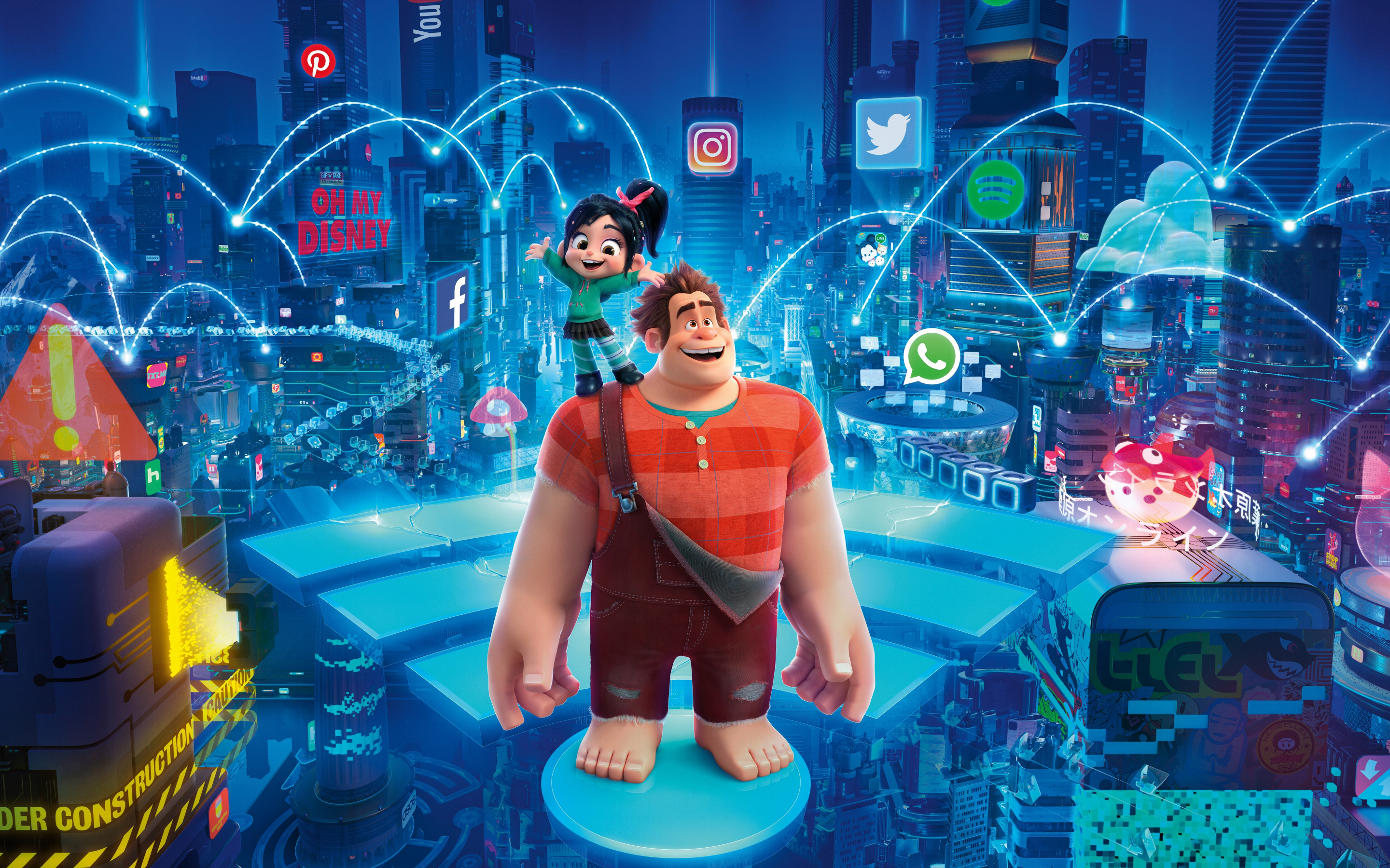 Animation movie, Ralph Breaks the Internet, 2018, 2880x1800 wallpaper