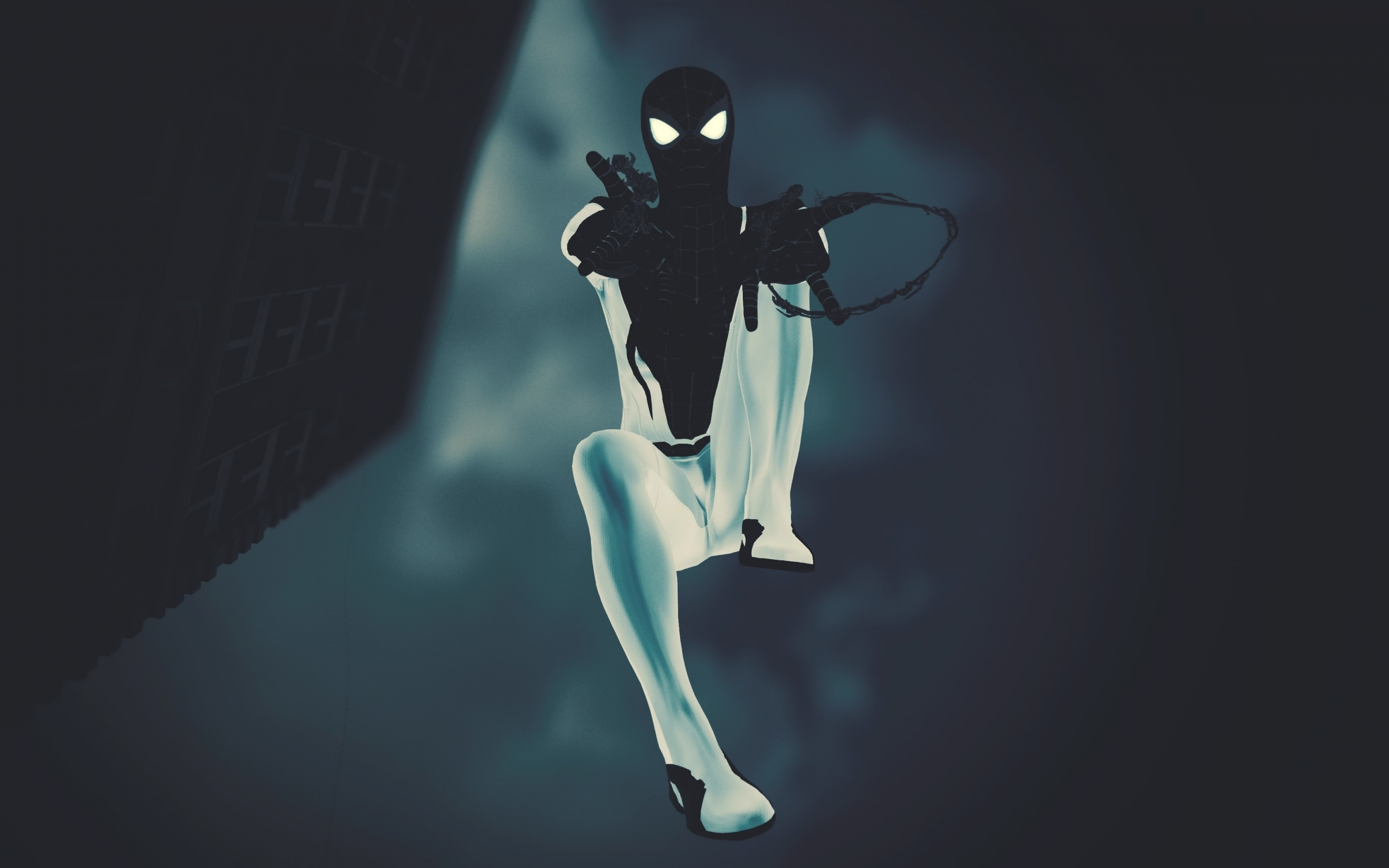 Spider-man, dark, 2018, 2880x1800 wallpaper
