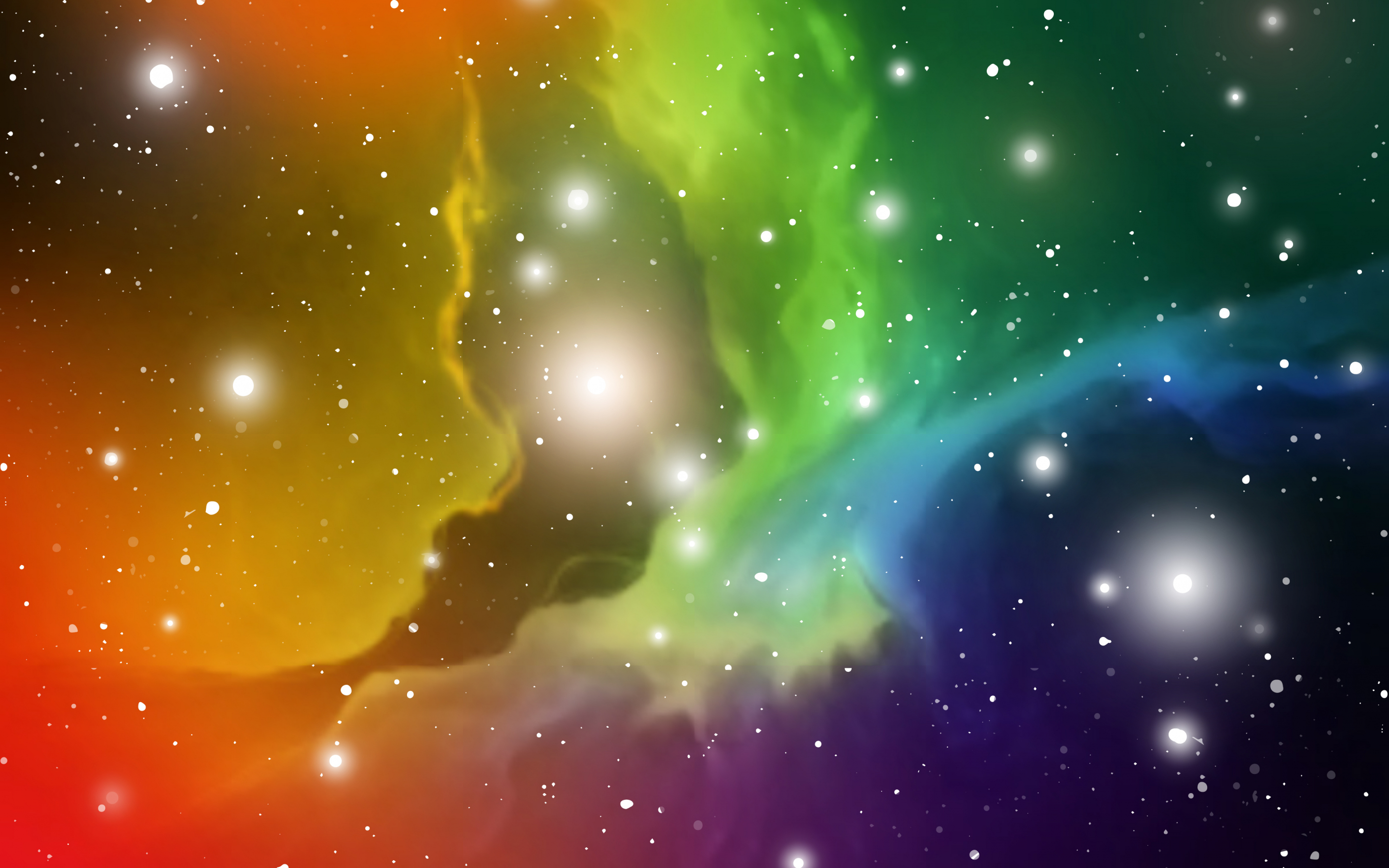 Abstraction art, cosmos, clouds, colorful, 2880x1800 wallpaper
