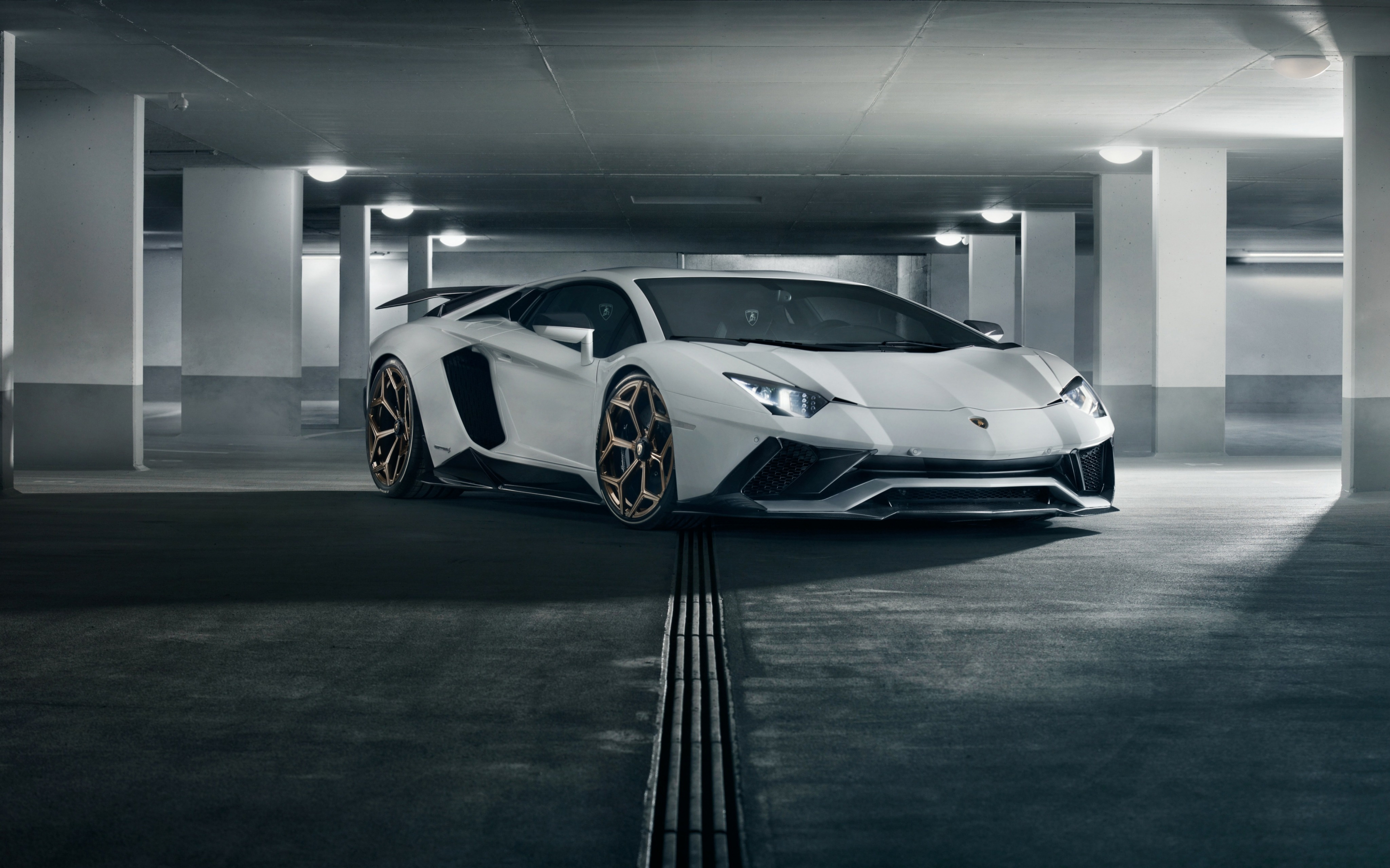 2018 car, Lamborghini Aventador s, sports car, by novitec norado, 2880x1800 wallpaper