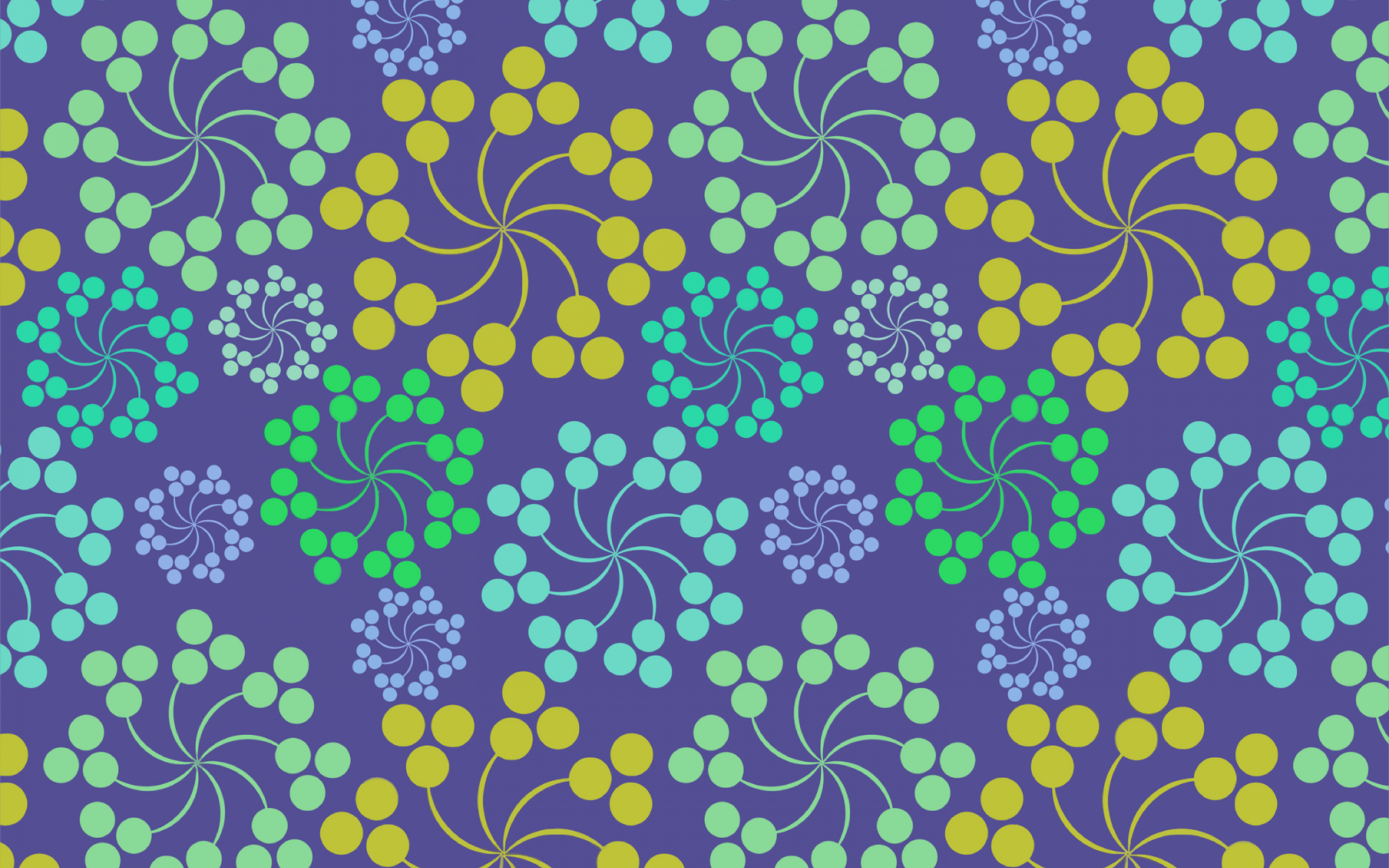 Patterns, circles, twisted, colorful, 2880x1800 wallpaper