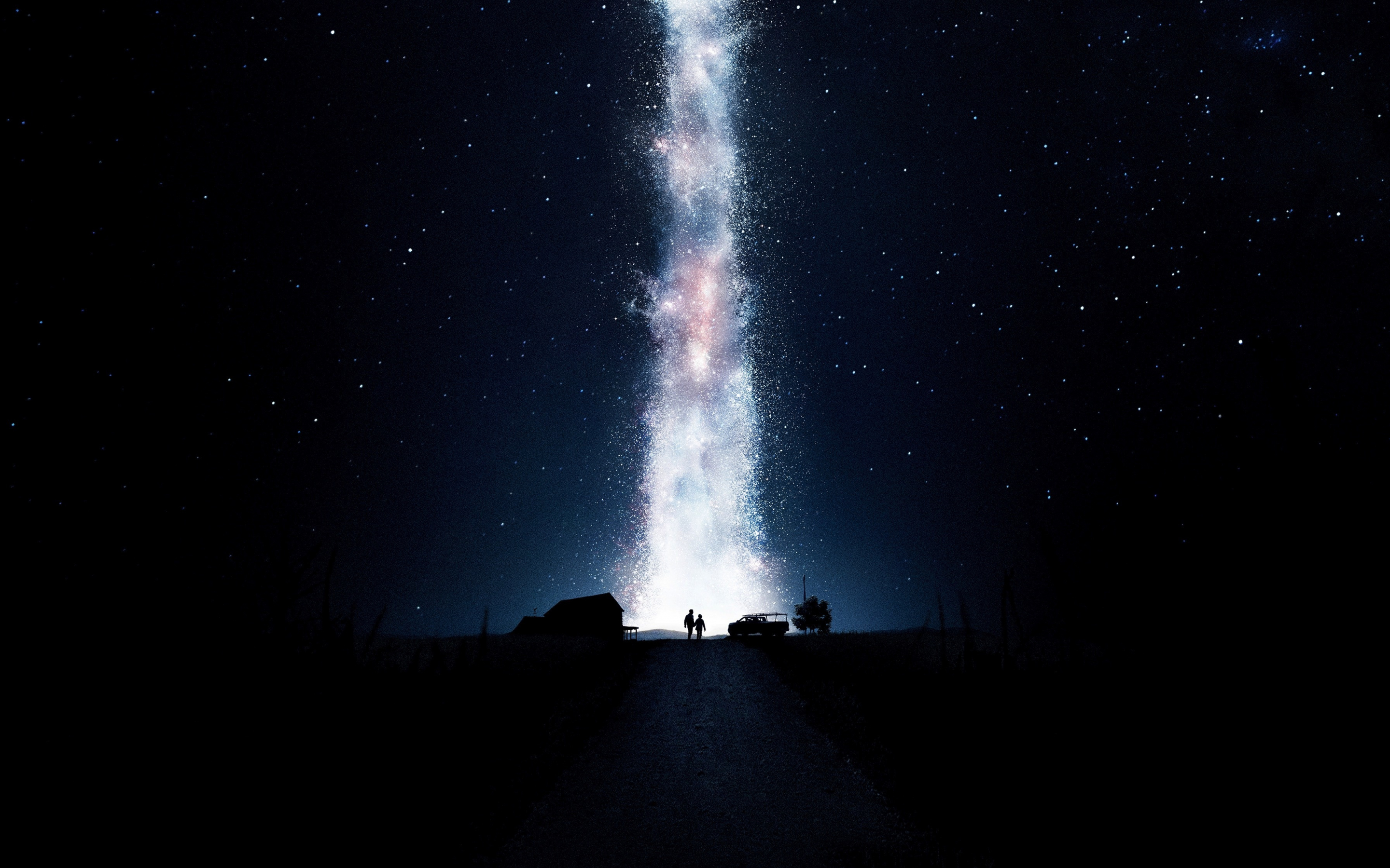 Interstellar, stars, milky way, night, movie, 2014, 2880x1800 wallpaper