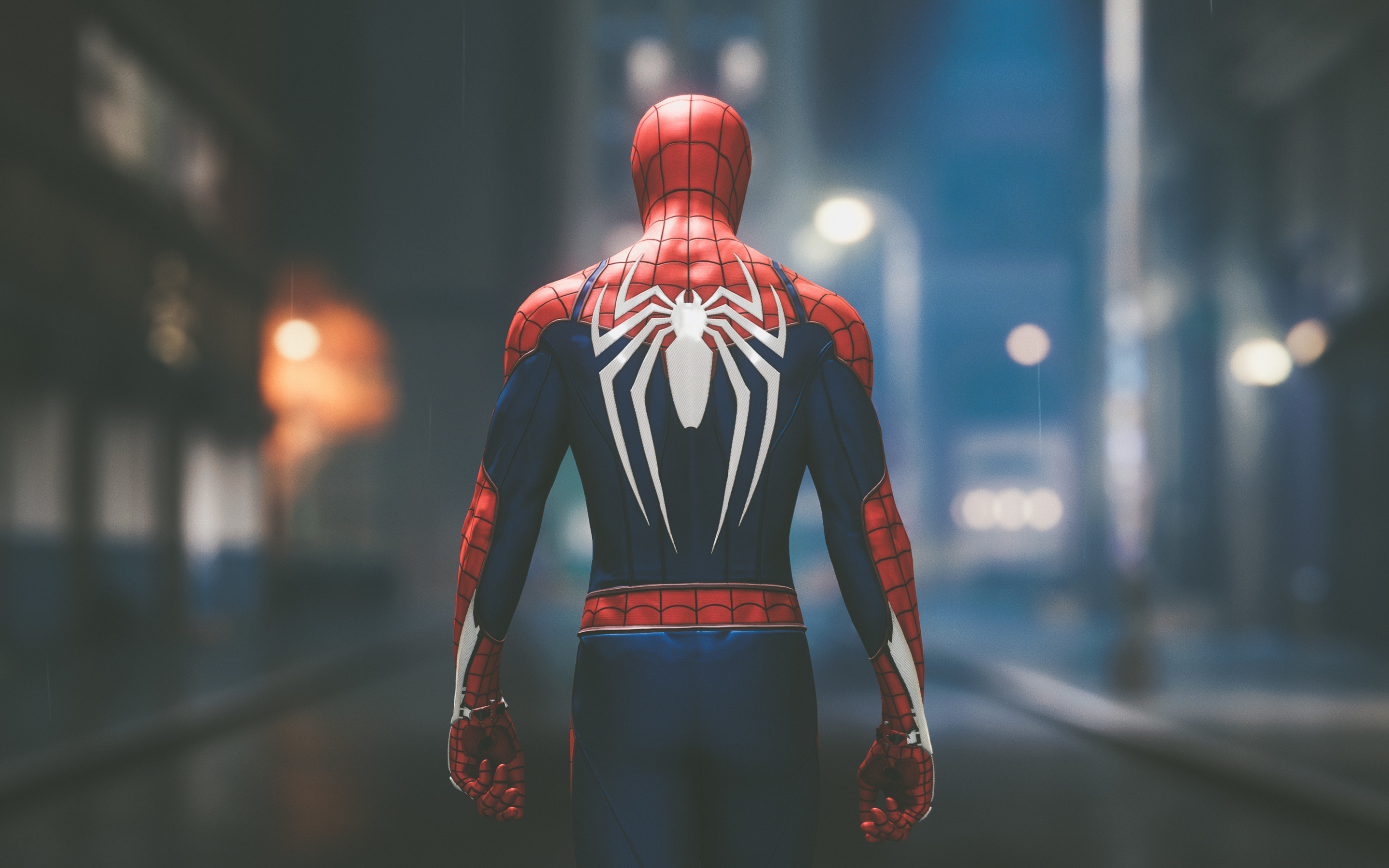 Video game, marvel, PS4, Spider-man, 2880x1800 wallpaper