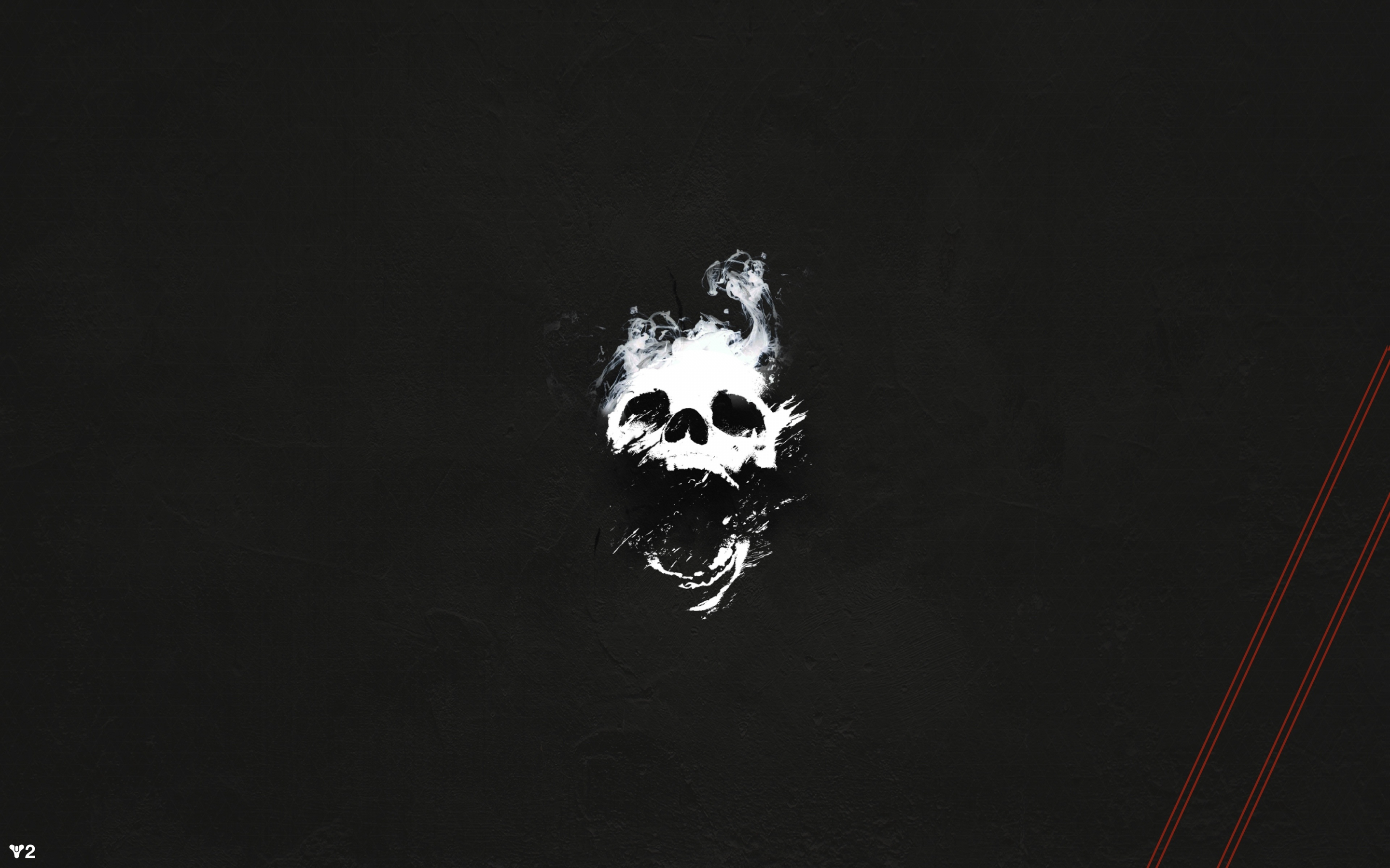 Skull, Destiny 2, minimal, 2019 game, 2880x1800 wallpaper