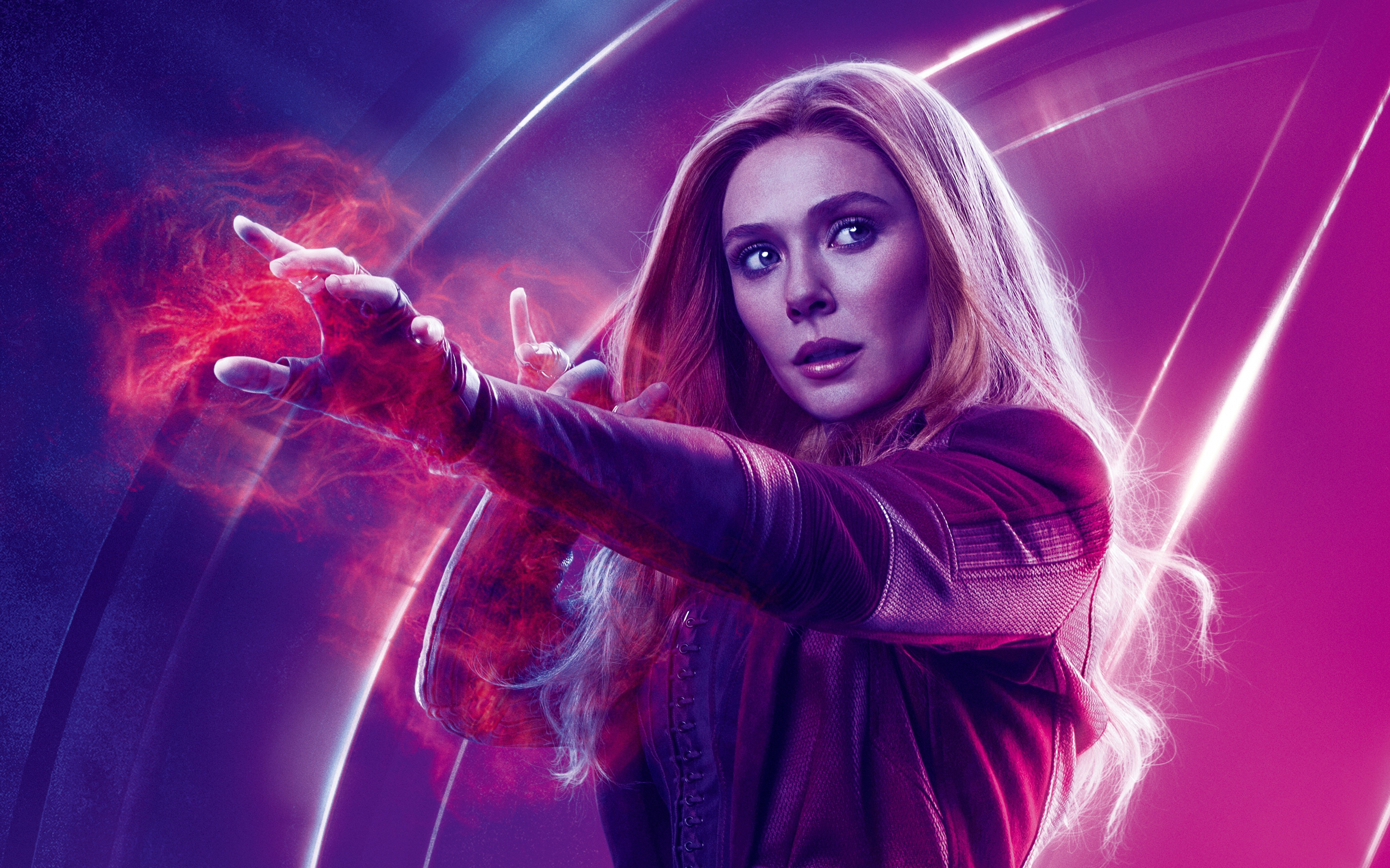 Avengers: infinity war, Elizabeth Olsen, wanda maximoff, movie, 2880x1800 wallpaper