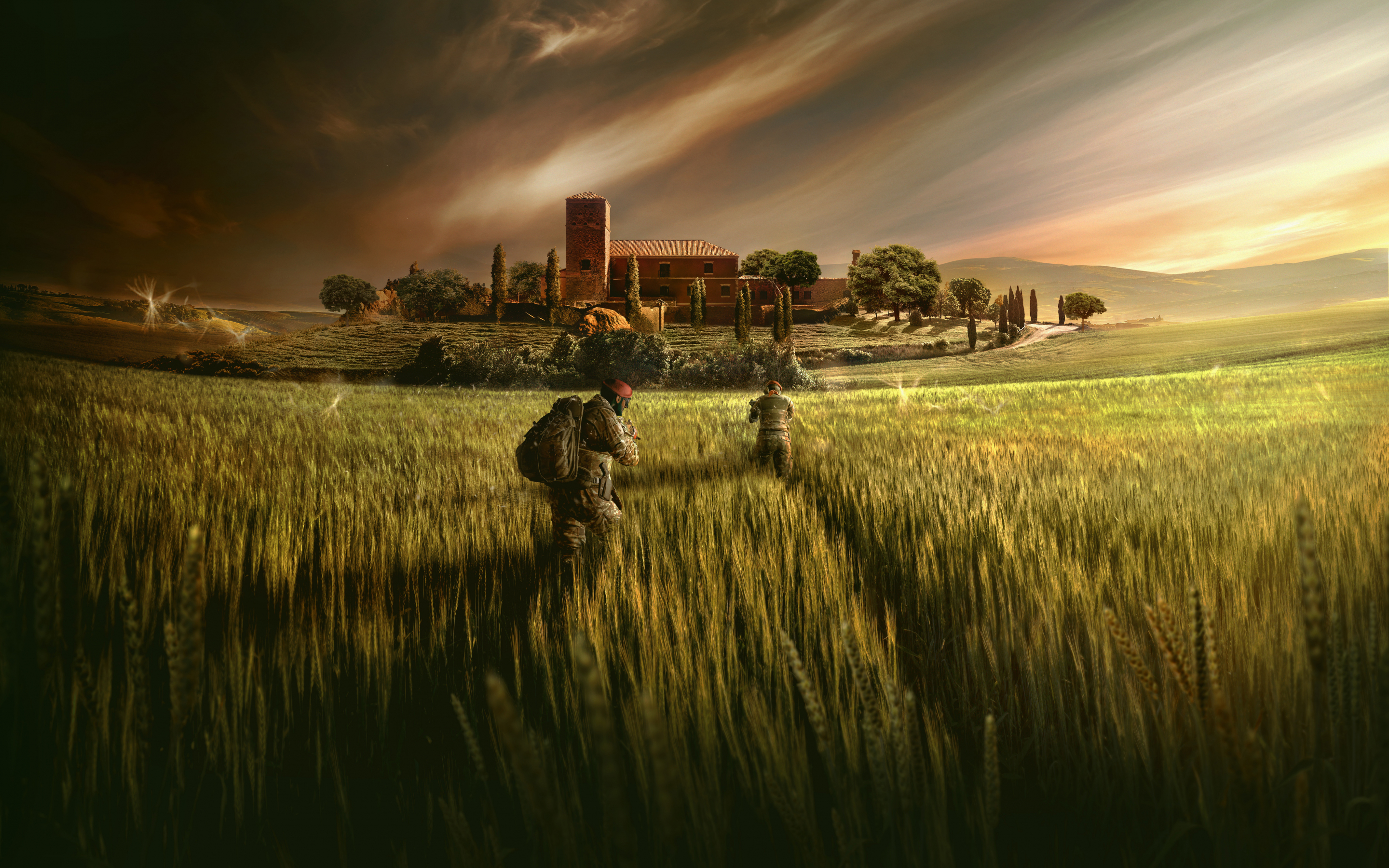 2018, wheat farm, Tom Clancy's Rainbow Six Siege, 2880x1800 wallpaper