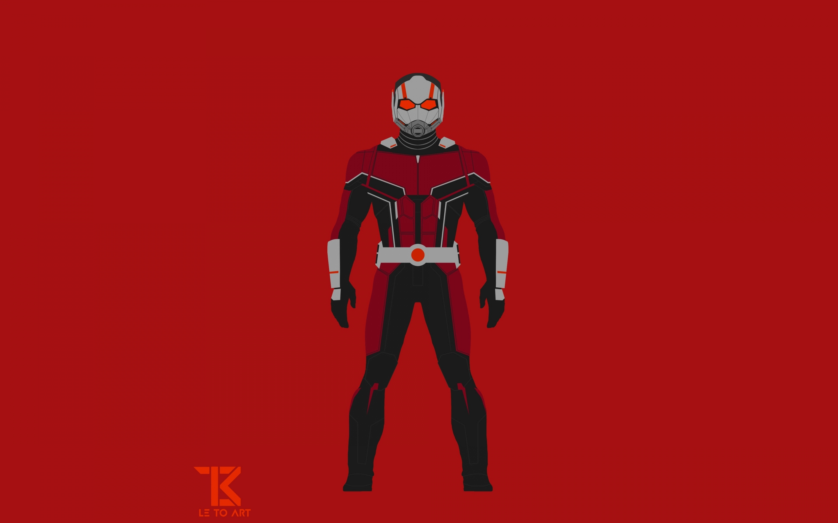 Ant-man, minimal, superhero, artwork, 2880x1800 wallpaper
