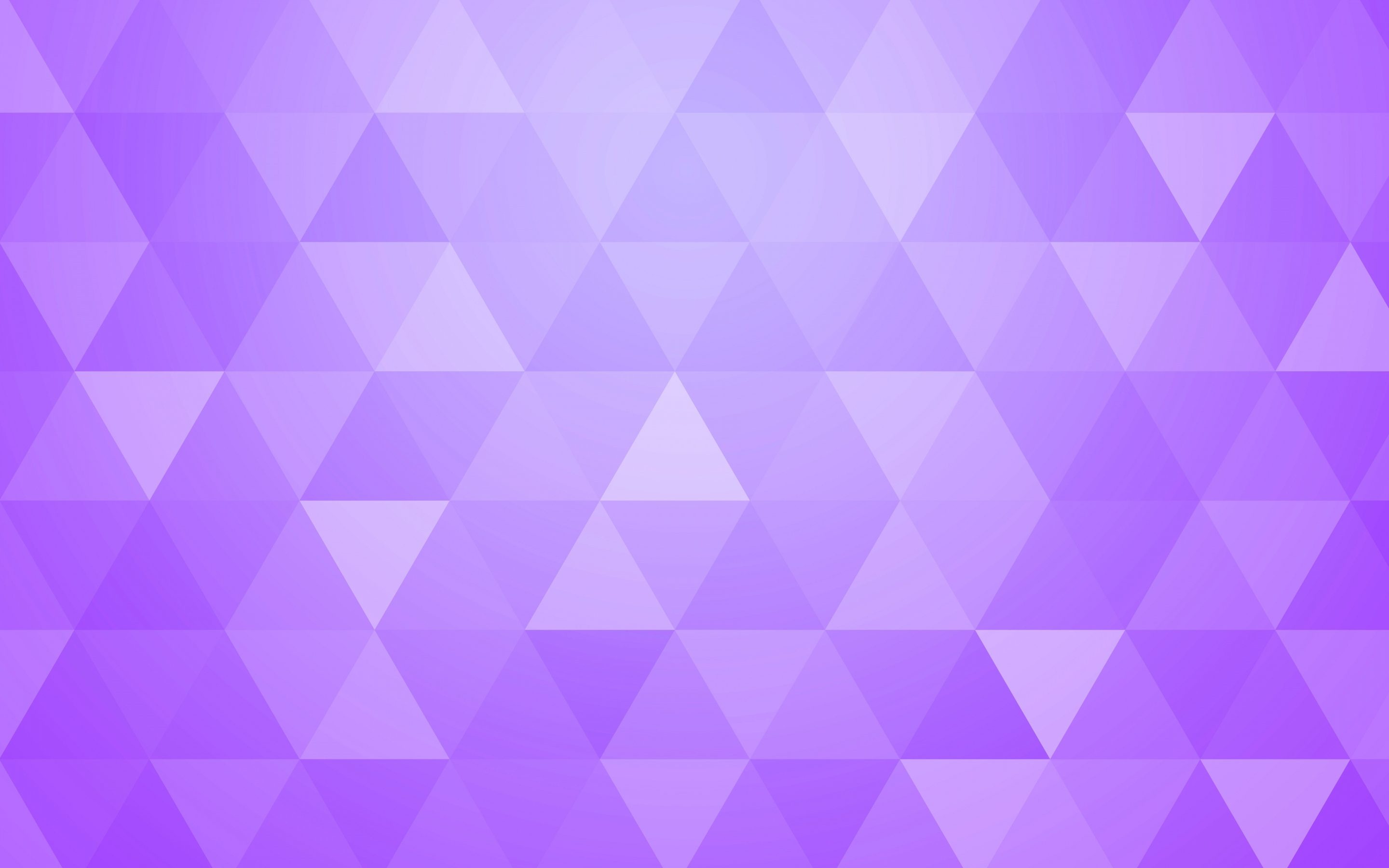 Triangles, minimal, abstract, violet and blue, 2880x1800 wallpaper
