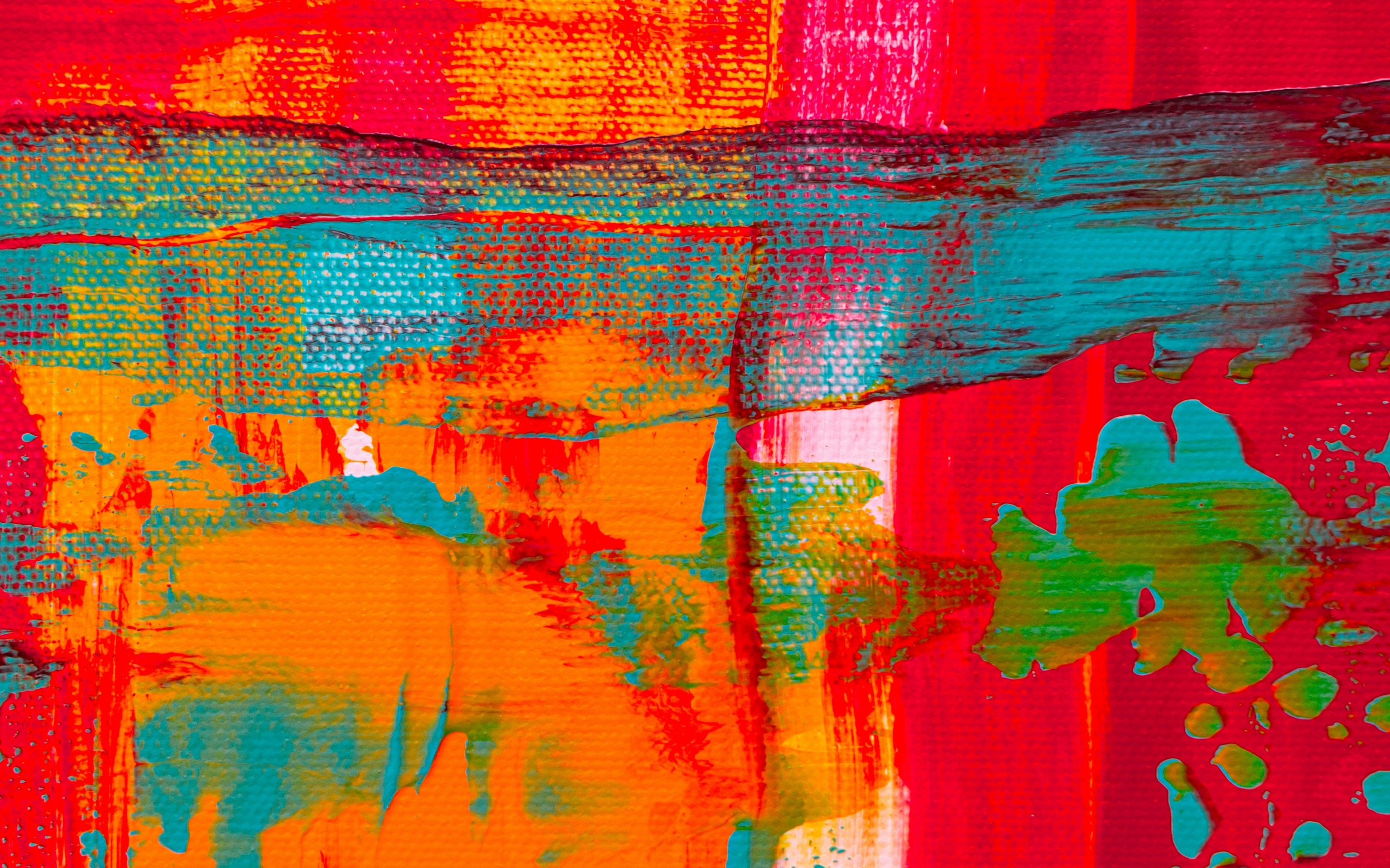 Texture, artwork, colorful, modern, abstraction art, 2880x1800 wallpaper