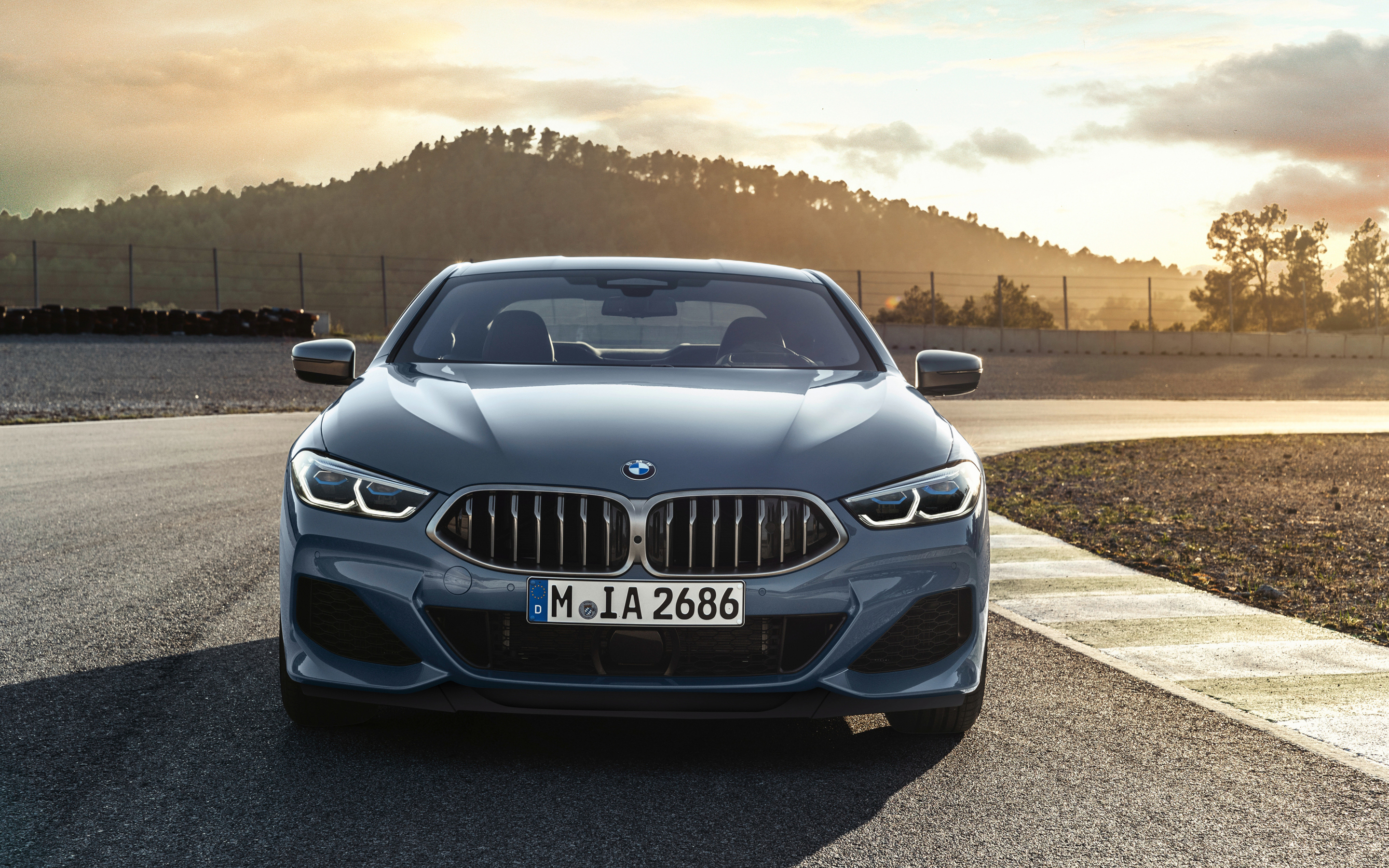 2019, BMW M850i xDrive, front, 2880x1800 wallpaper