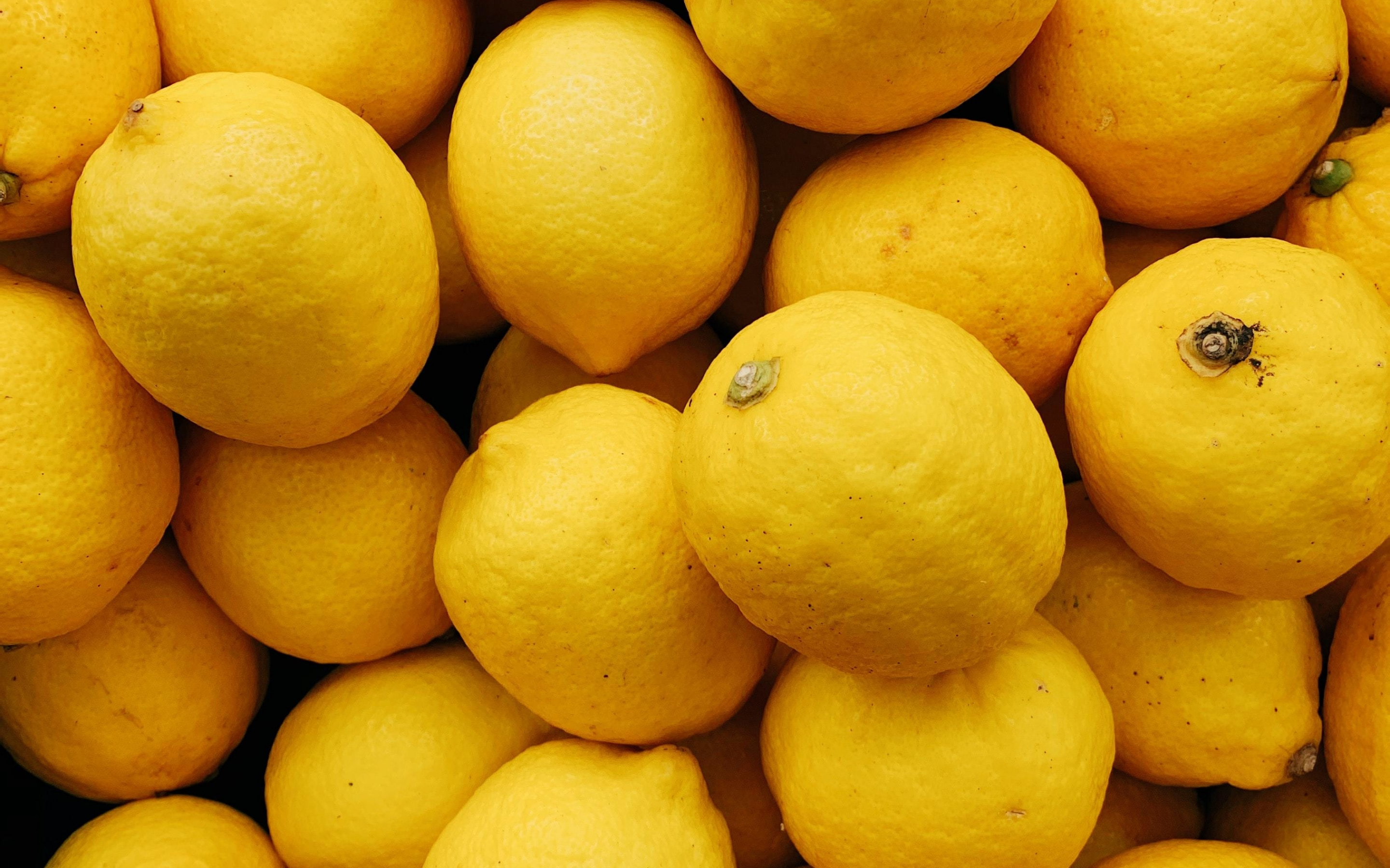 Lemons, citrus fruit, 2880x1800 wallpaper