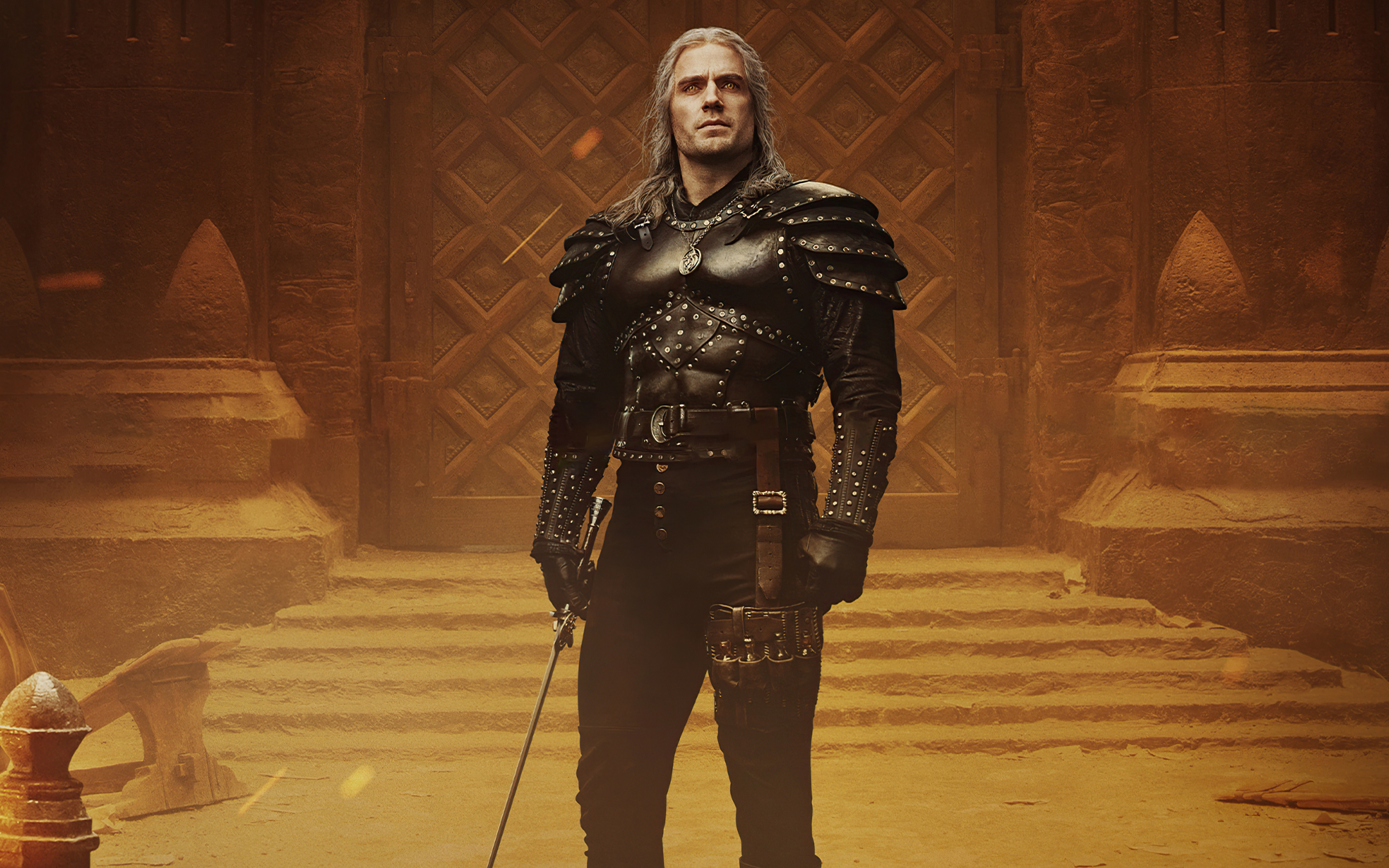 Henry Cavill, Geralt of Rivia, The Witcher Season 2, 2021, 2880x1800 wallpaper
