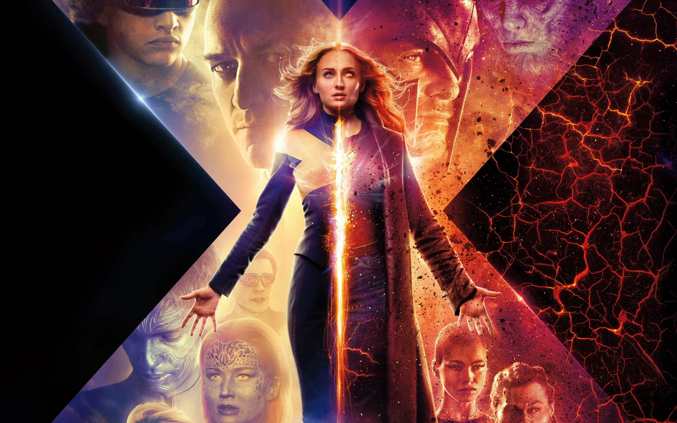 X-men: Dark Phoenix, 2019 movie, poster, 2880x1800 wallpaper