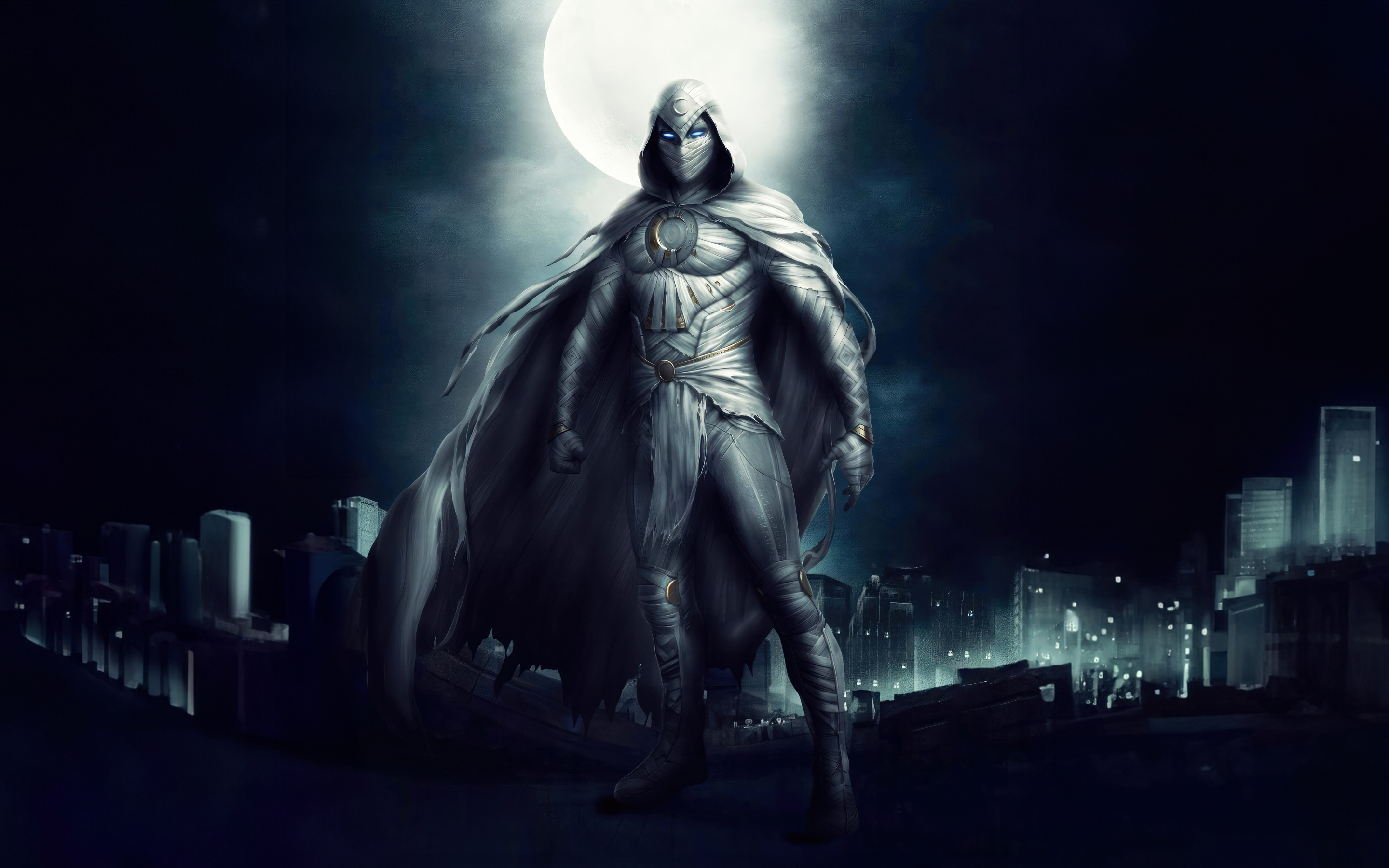 Marvel's Moon Knight, superhero art, 2880x1800 wallpaper