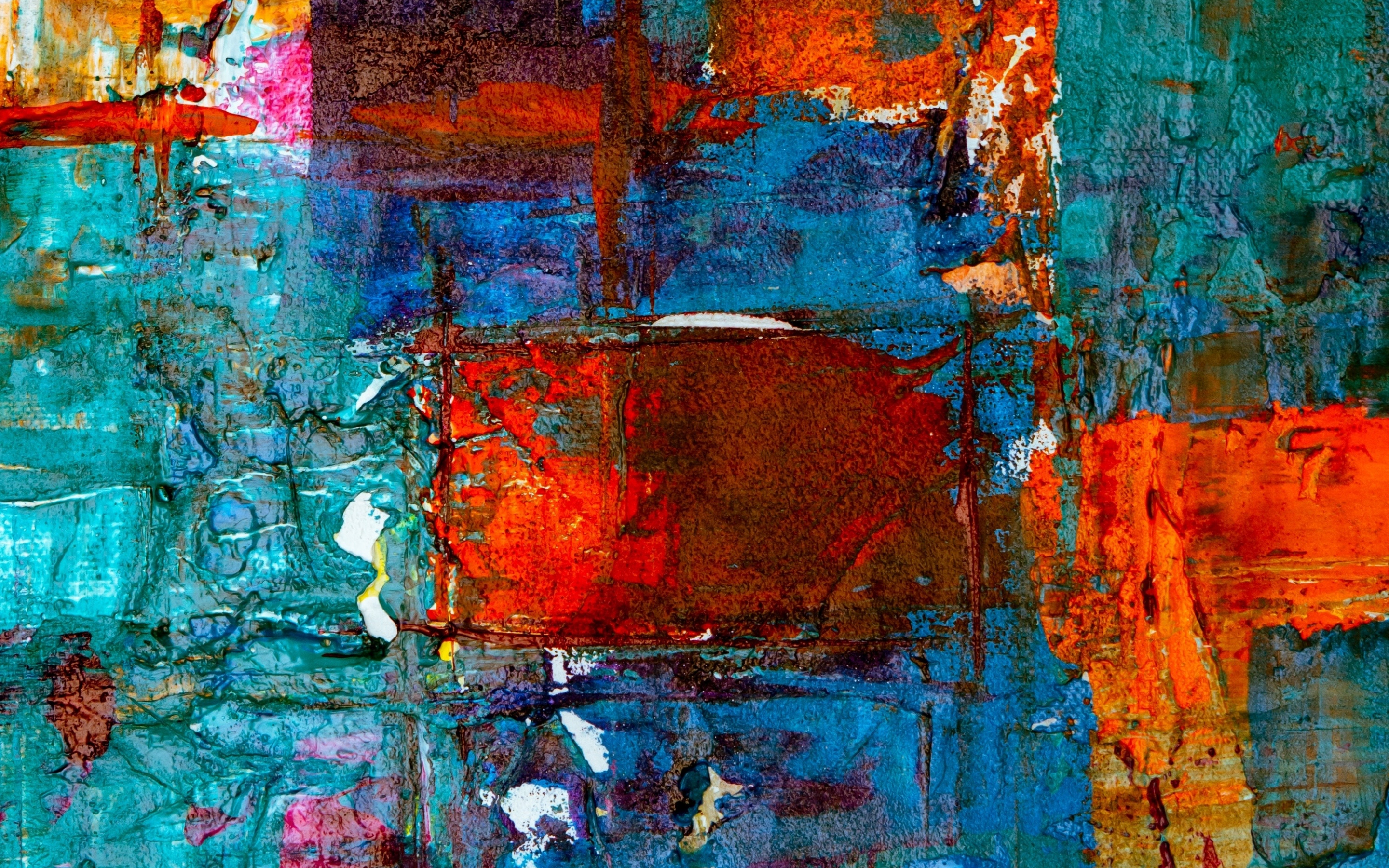 Paint, relief, texture, stains, 2880x1800 wallpaper