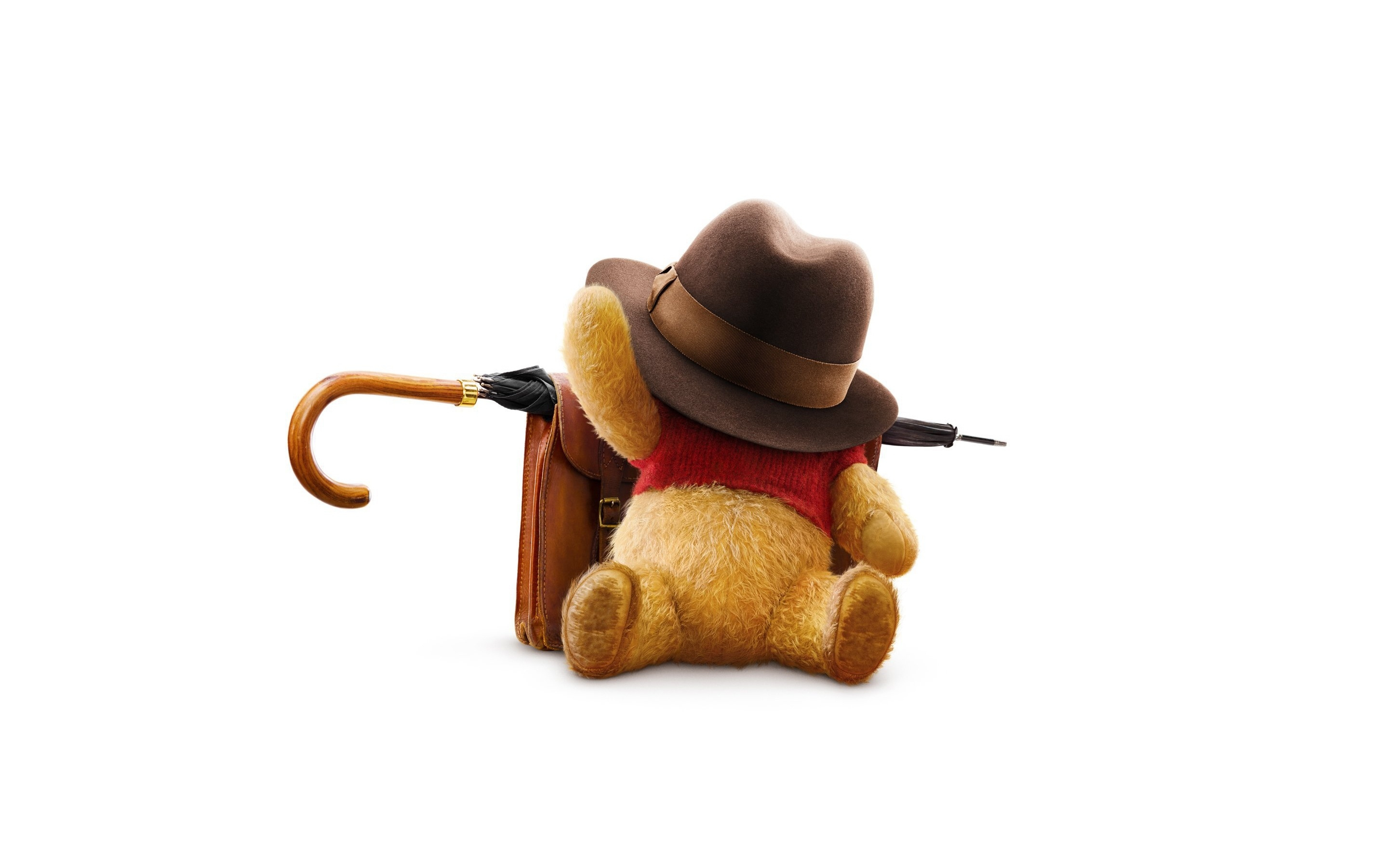Christopher Robin, Teddy, Winnie the Pooh, animation movie, 2880x1800 wallpaper