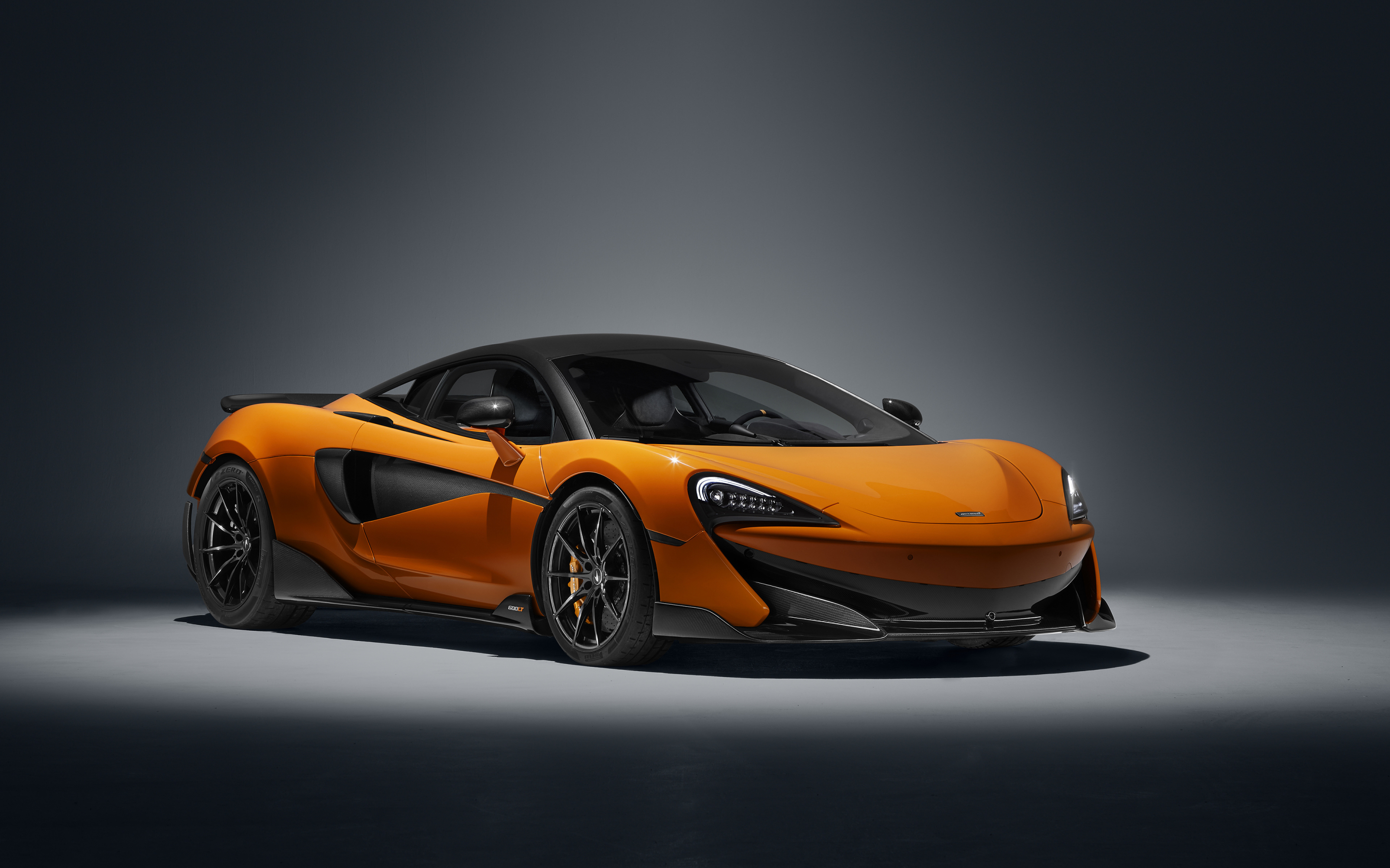 2019 McLaren 600LT, yellow, sports car, 2880x1800 wallpaper