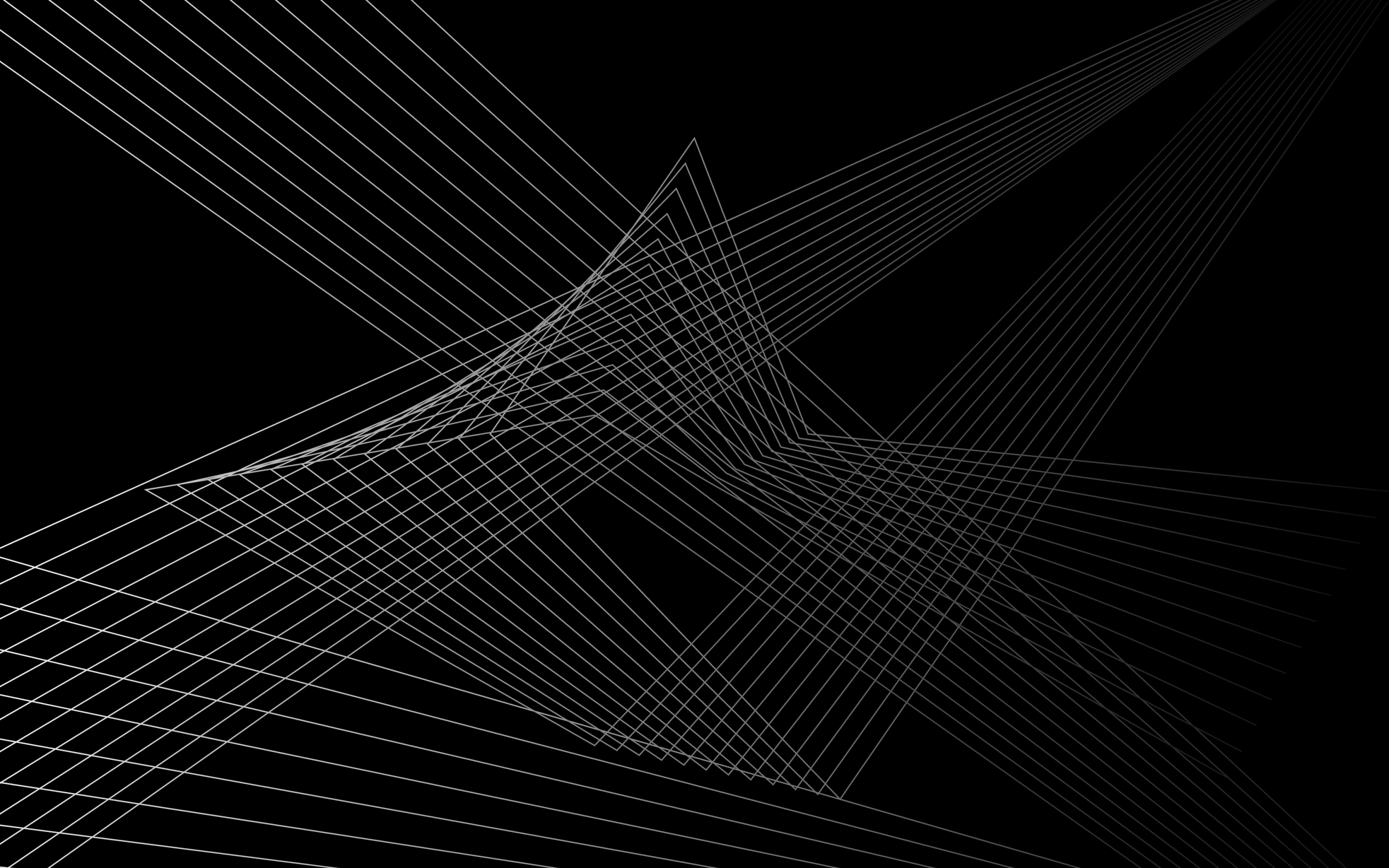 White geometry shapes, lines, dark, 2880x1800 wallpaper