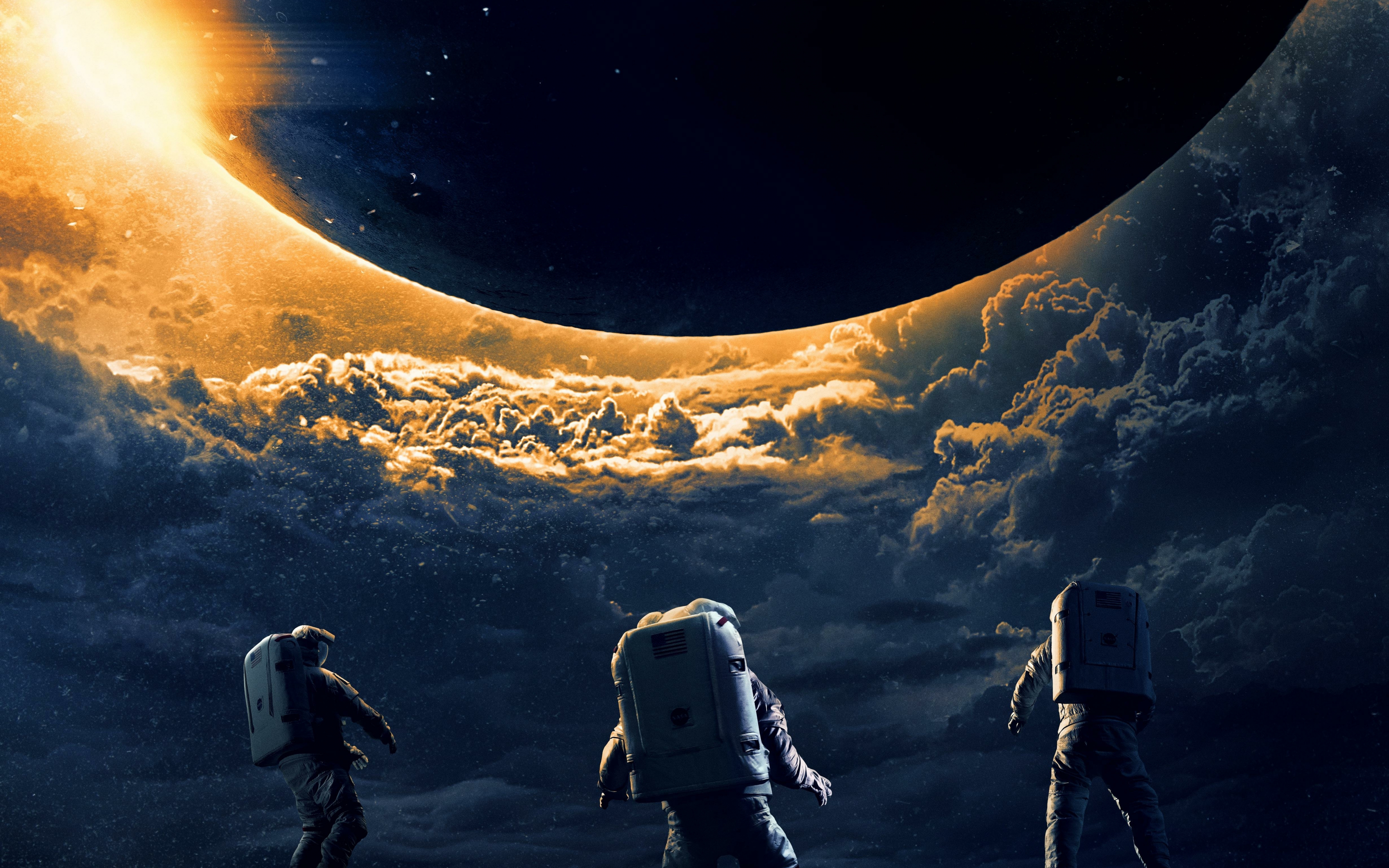 Moonfall, sci-fi movie, 2022, official poster, 2880x1800 wallpaper
