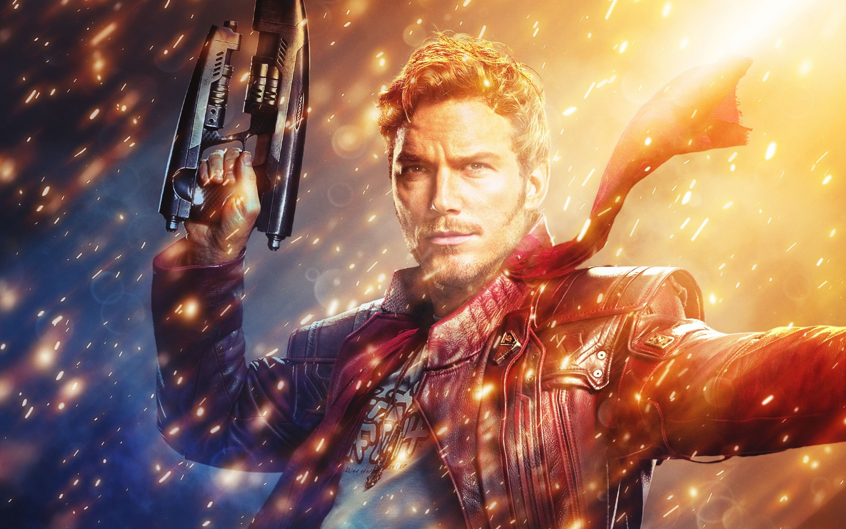 Star-Lord, guardian, Chris Pratt, 2880x1800 wallpaper