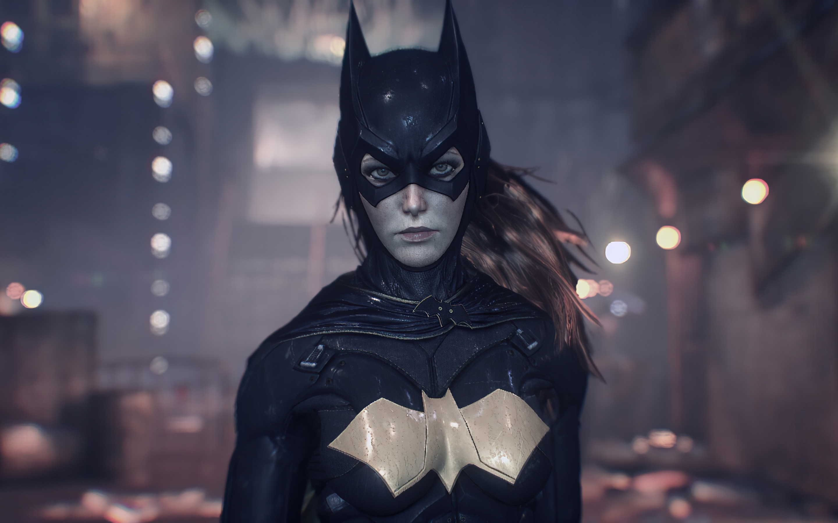 Batgirl, superhero, Batman: Arkham Knight, 2880x1800 wallpaper