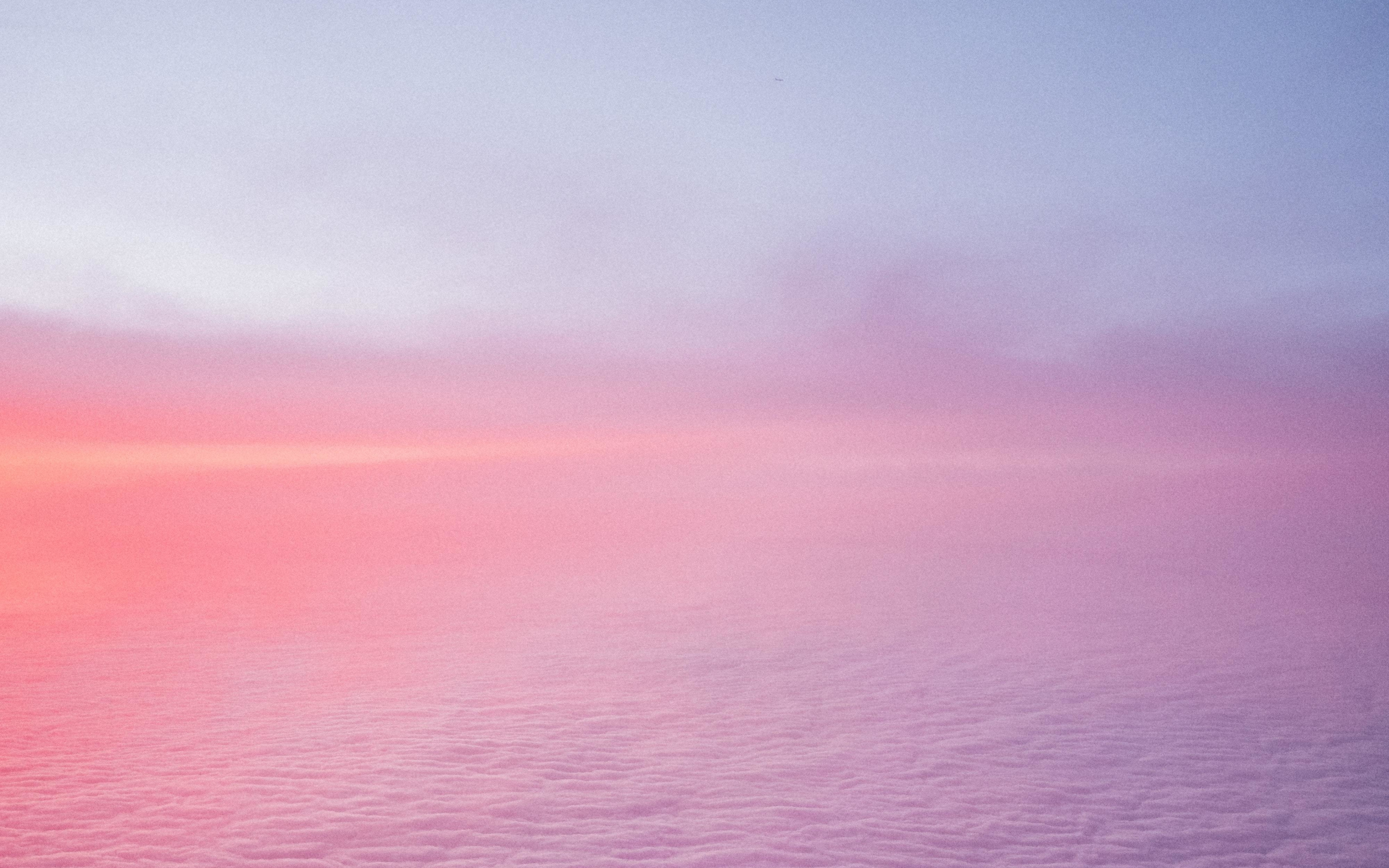 Pinkish sky, clouds, 2880x1800 wallpaper