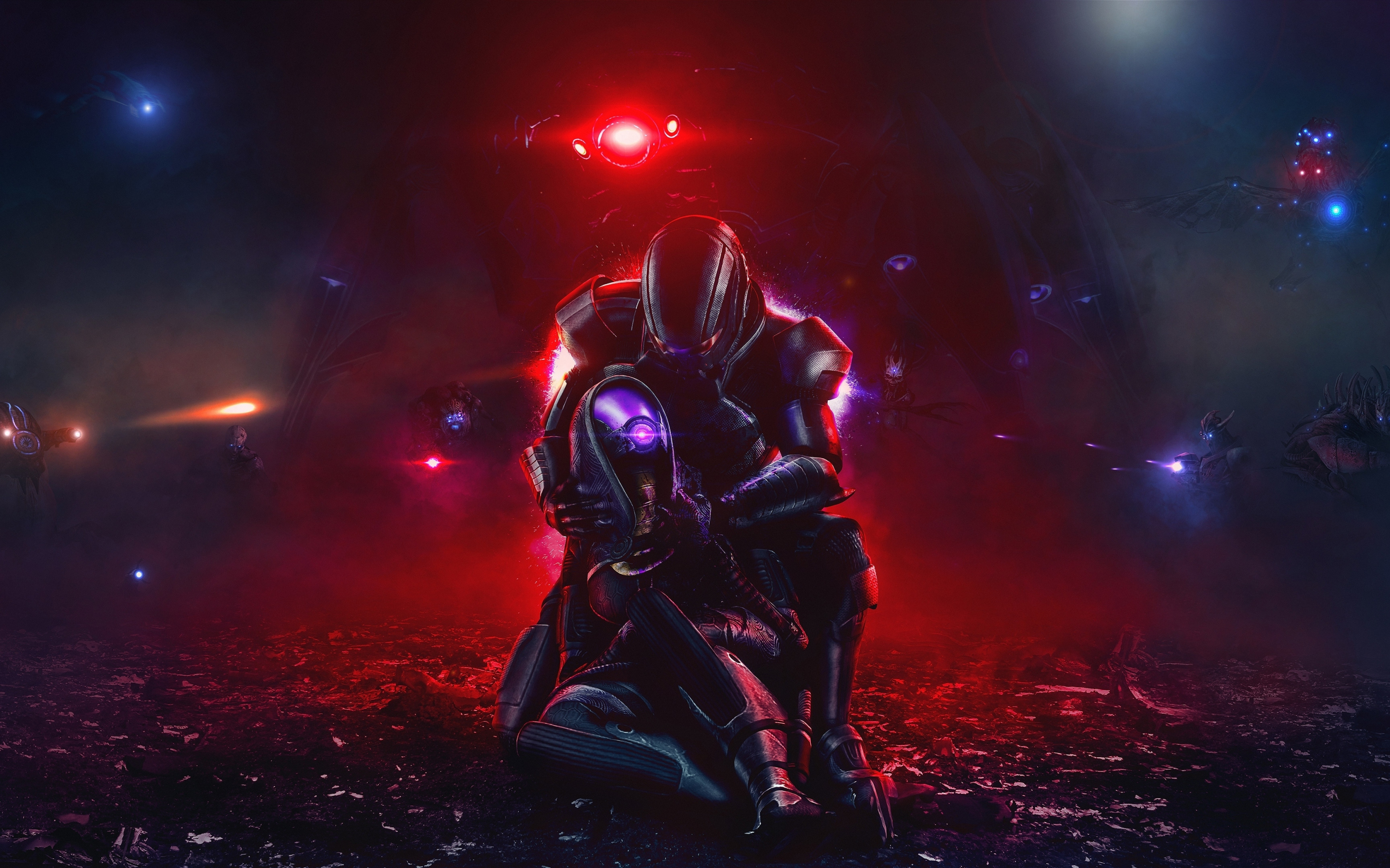 Game, Dark, Mass Effect, 2880x1800 wallpaper