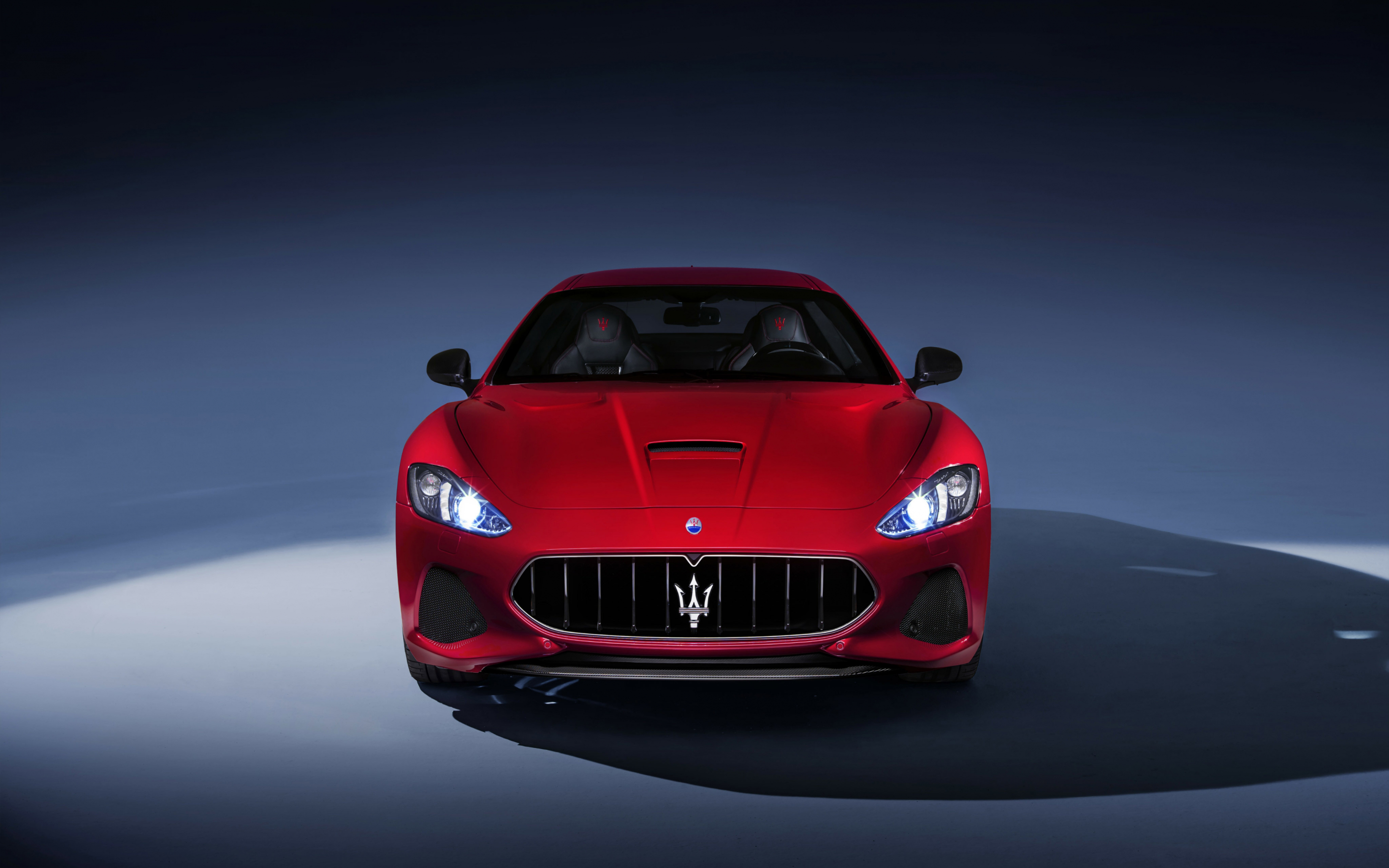 Maserati GranTurismo, sports car, front view, 2880x1800 wallpaper