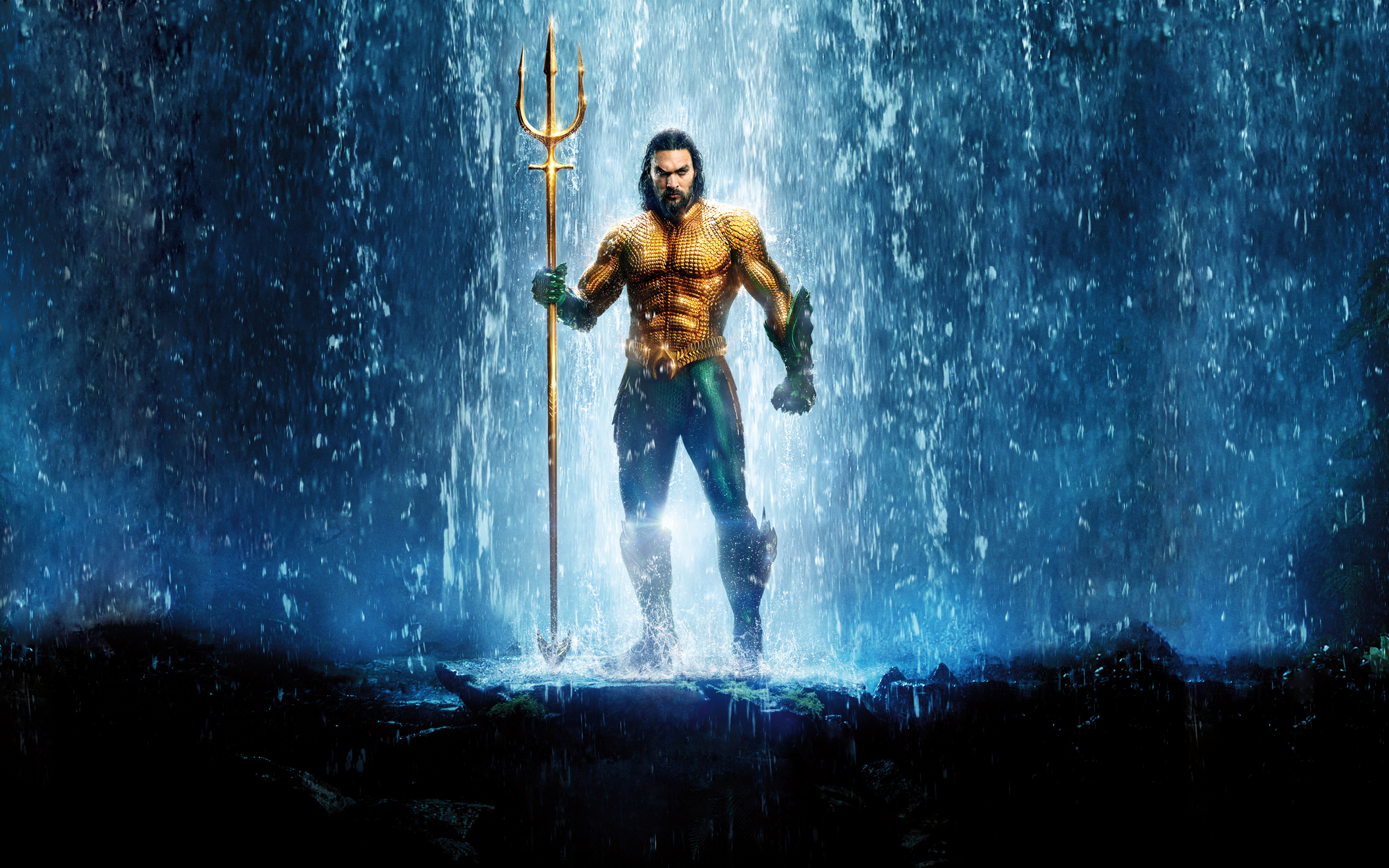 Download wallpaper 2880x1800 aquaman, jason momoa, poster, 2018, mac ...