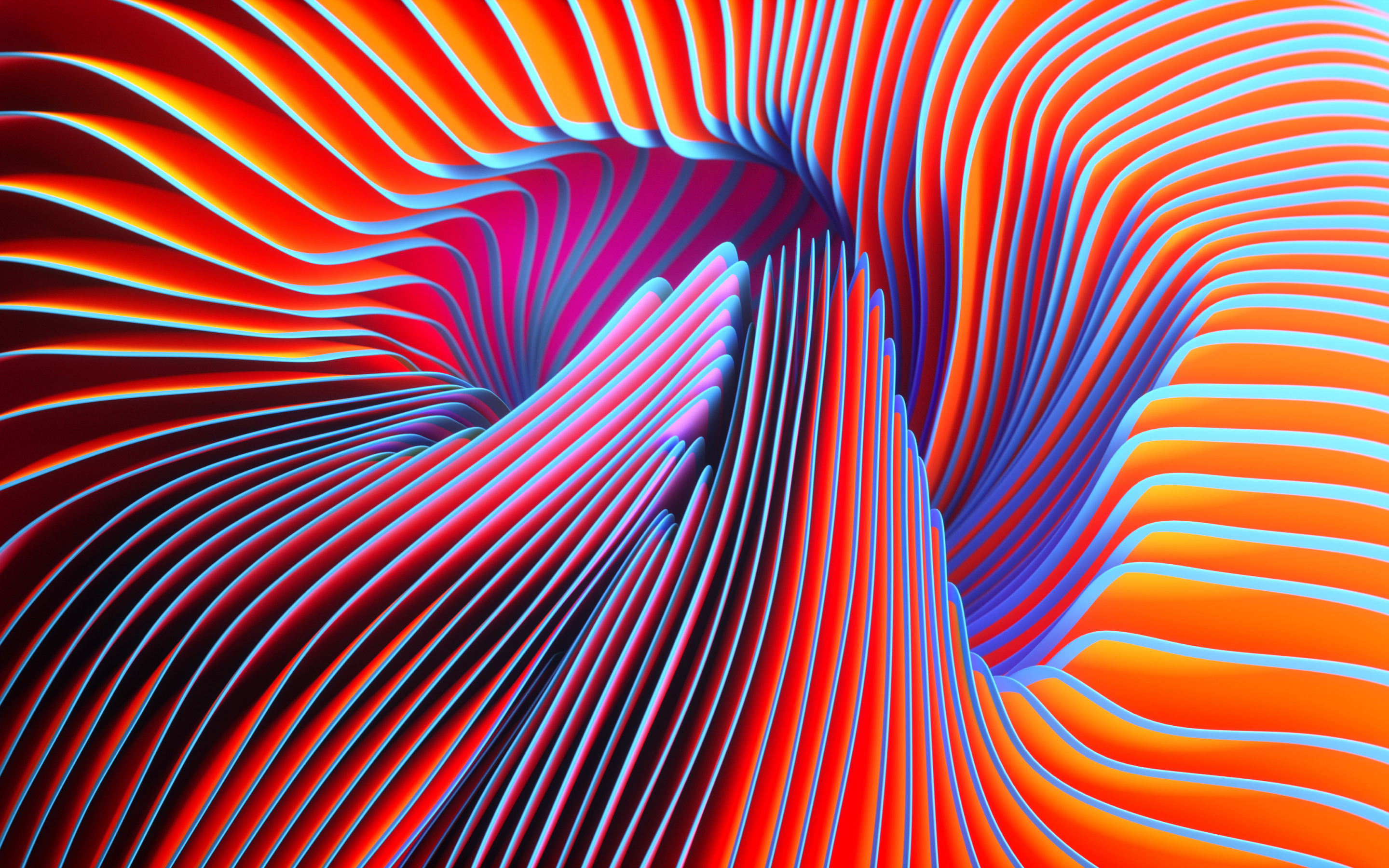 Twirl, texture, abstraction, 2880x1800 wallpaper