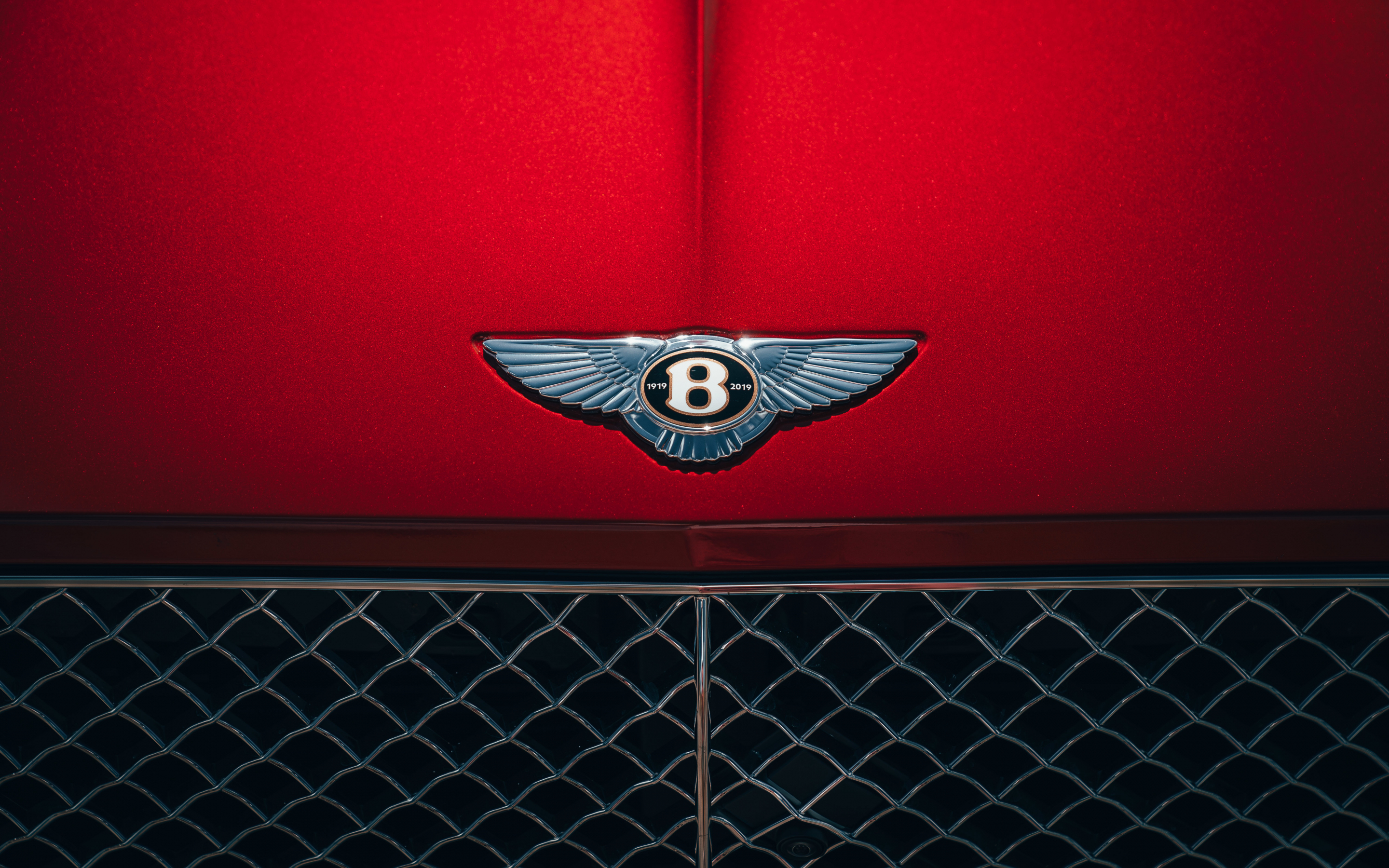 Bentley, close up, logo, 2880x1800 wallpaper