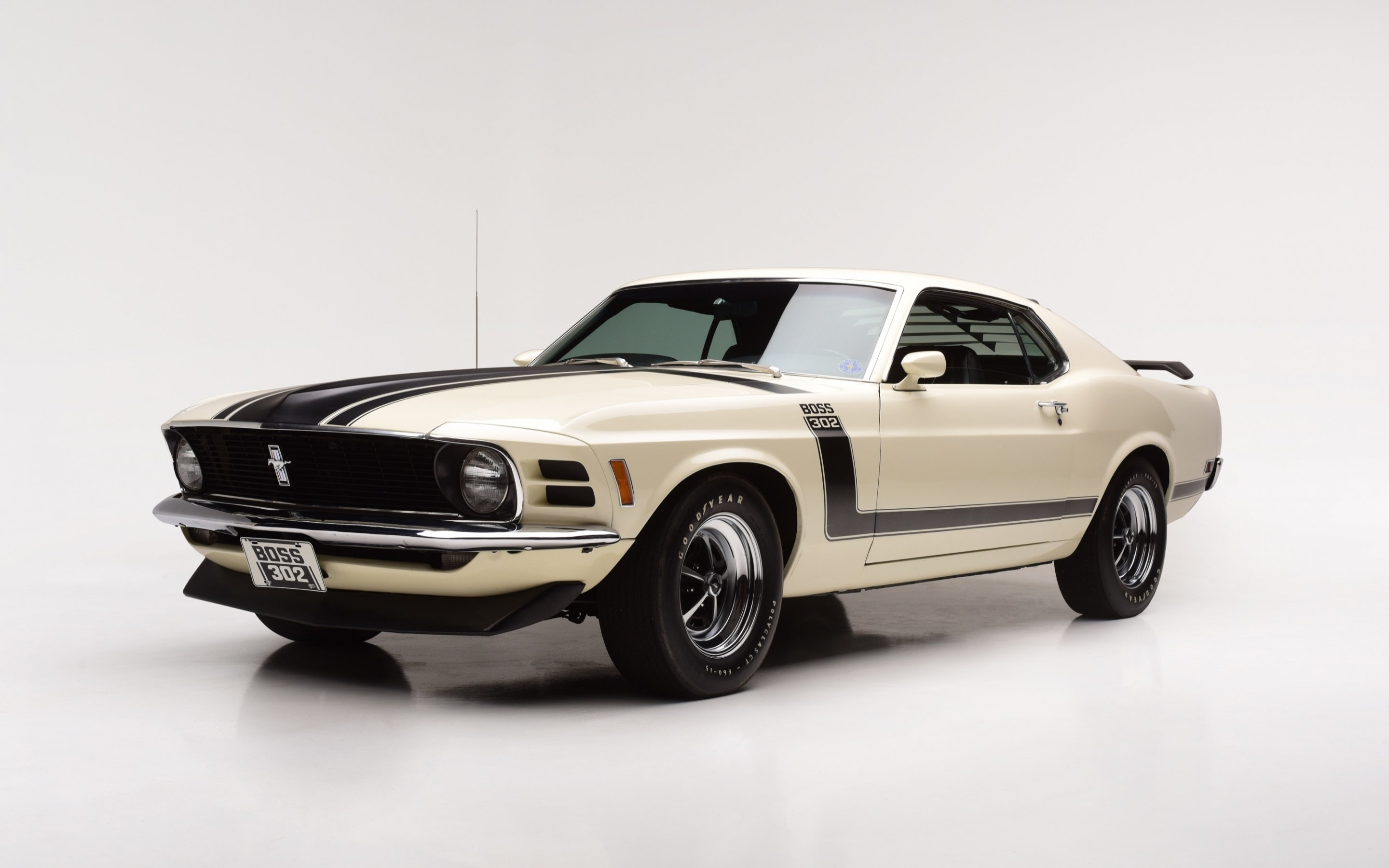 1970 Ford Mustang Boss 302, sports lines, front, 2880x1800 wallpaper