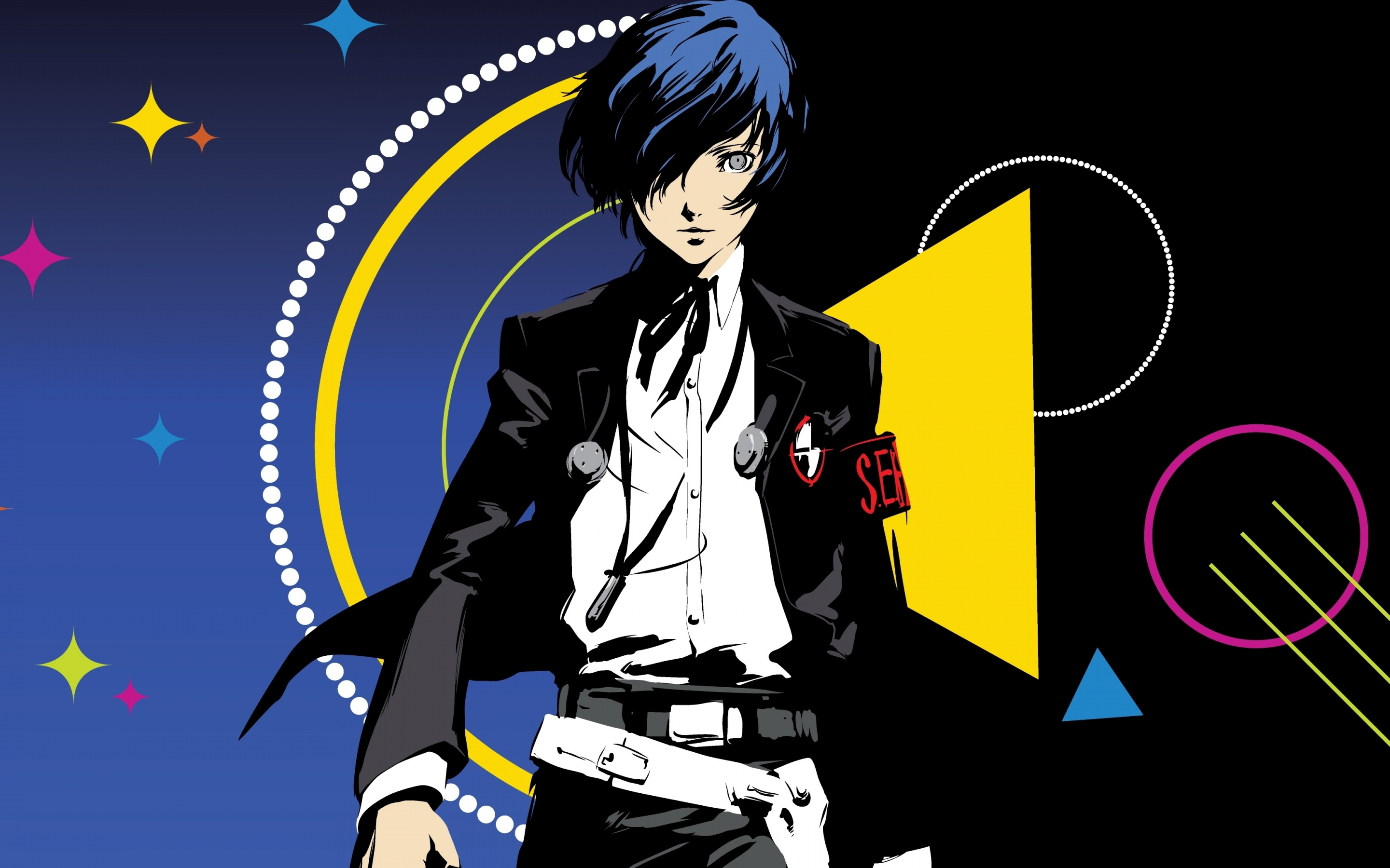 Minato Arisato, Persona 5, video game, 2880x1800 wallpaper