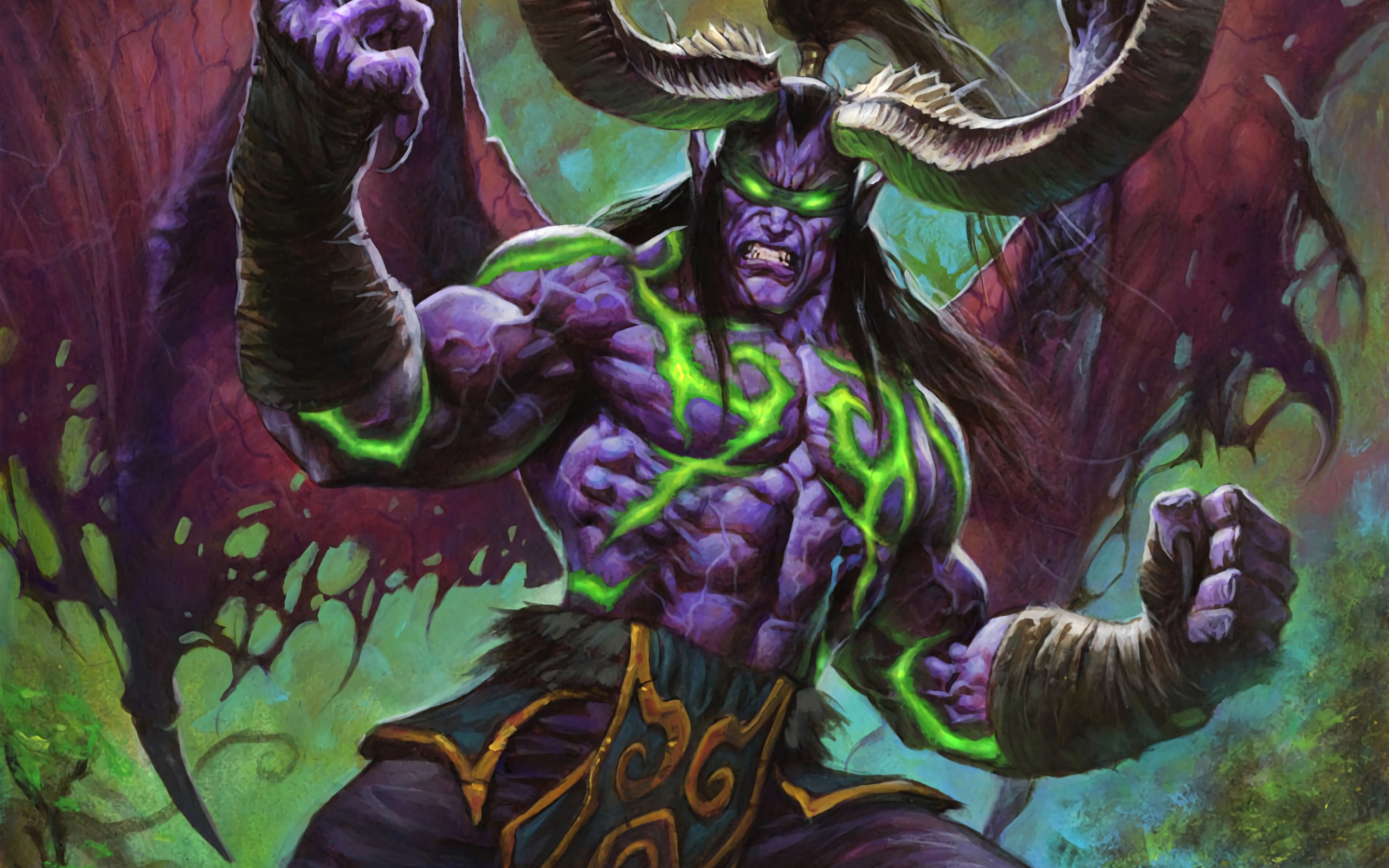 Monster, world of Warcraft, online game, 2880x1800 wallpaper