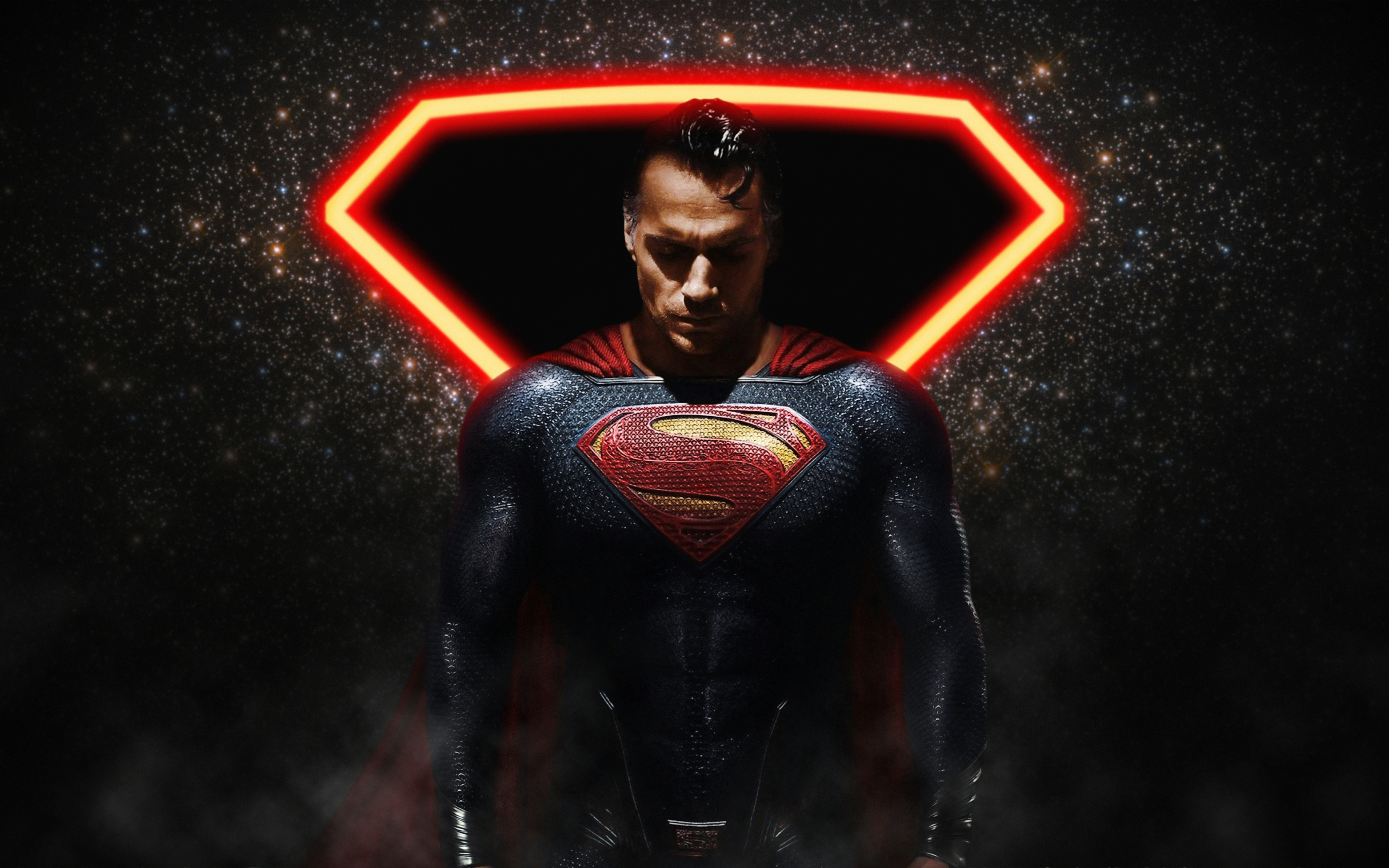 Henry Cavill, man of steel, movie, Superman, 2880x1800 wallpaper