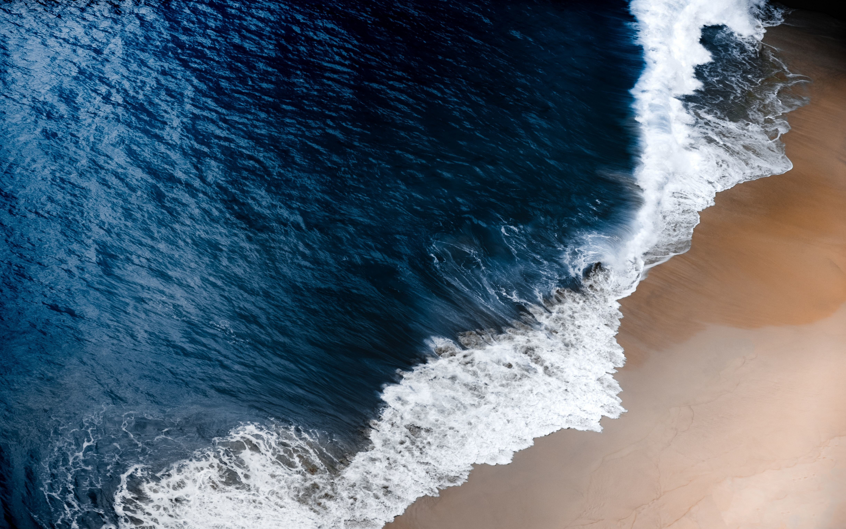 Download 2880x1800 wallpaper bali, beach, sea waves, mac pro retaia