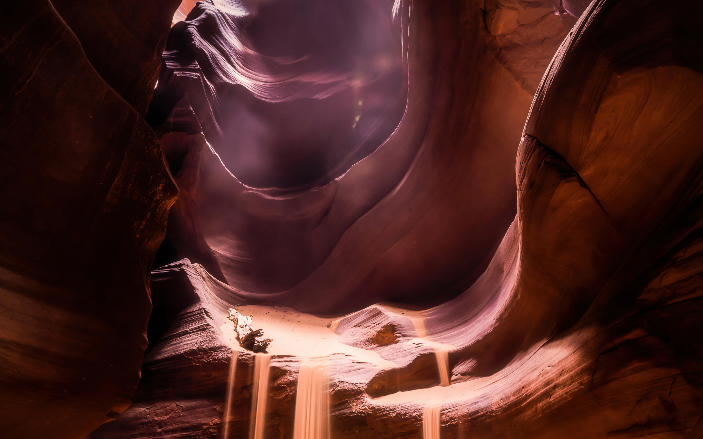 Antelope Canyon, rocky cave, nature, 2880x1800 wallpaper