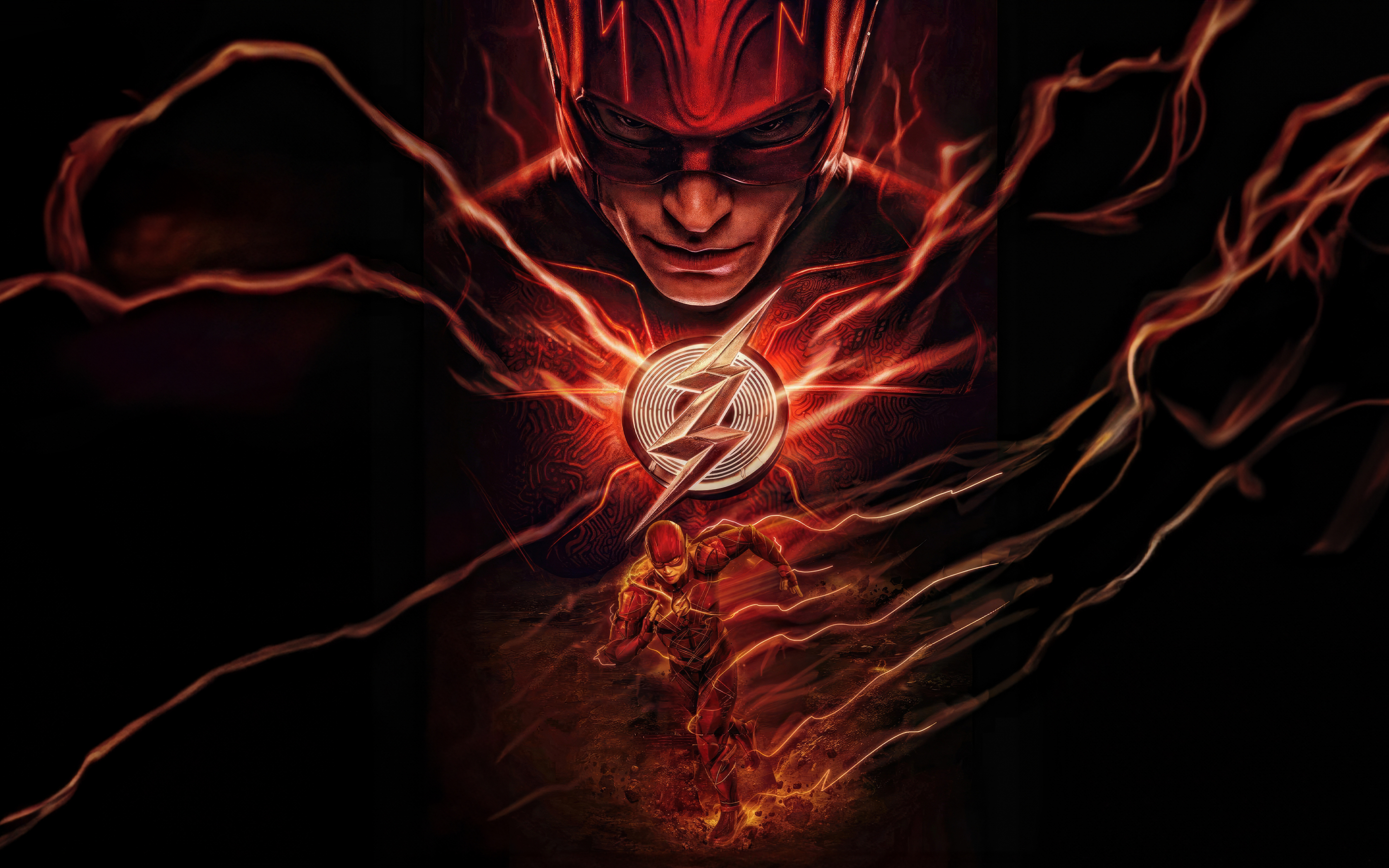 The Flash, barry Allen, run barry run, movie, 2880x1800 wallpaper